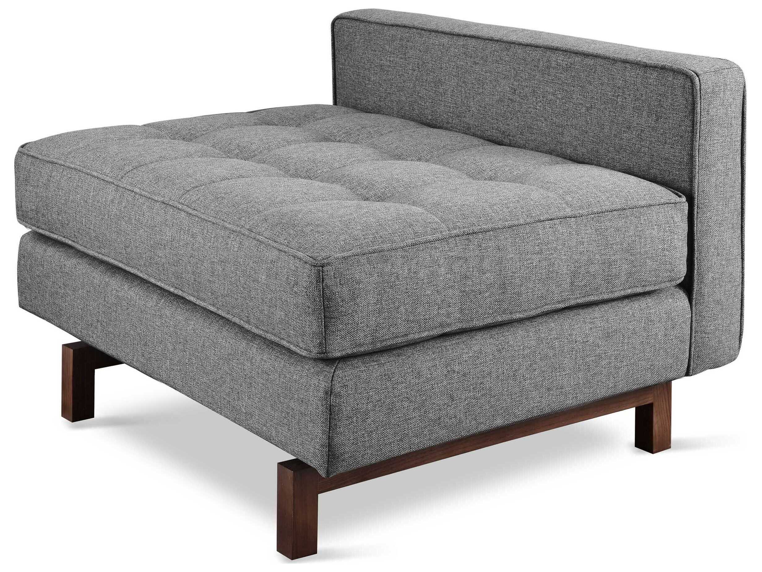 Gus* Modern Jane Gray Upholstered Chaise