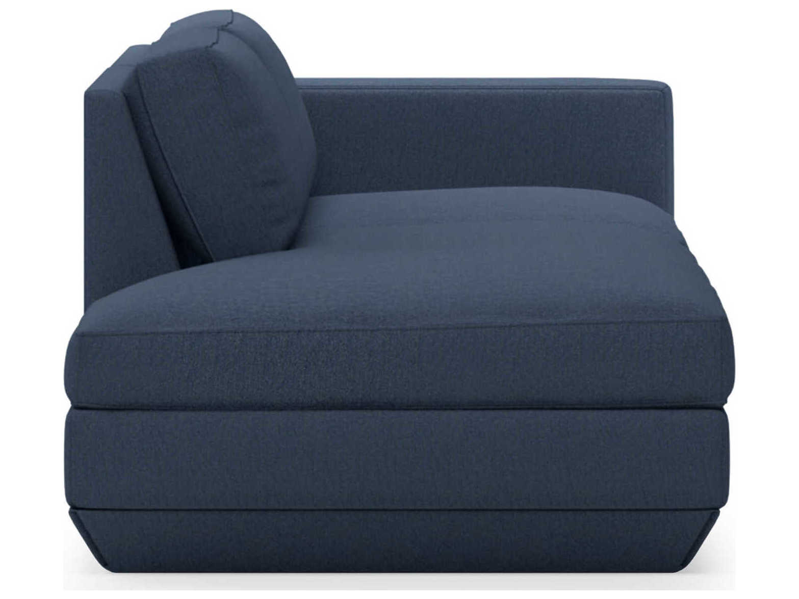 Gus* Modern Podium Hanson Navy Blue Upholstered Sofa