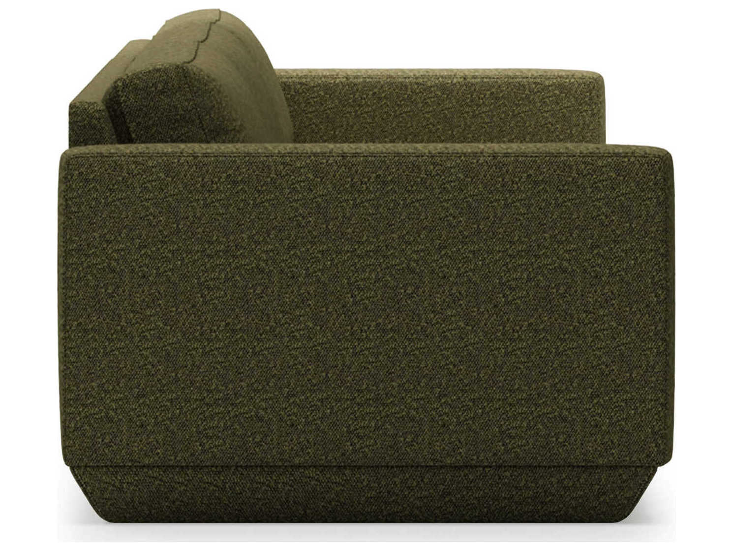 Gus* Modern Podium Copenhagen Terra Green Upholstered Sofa