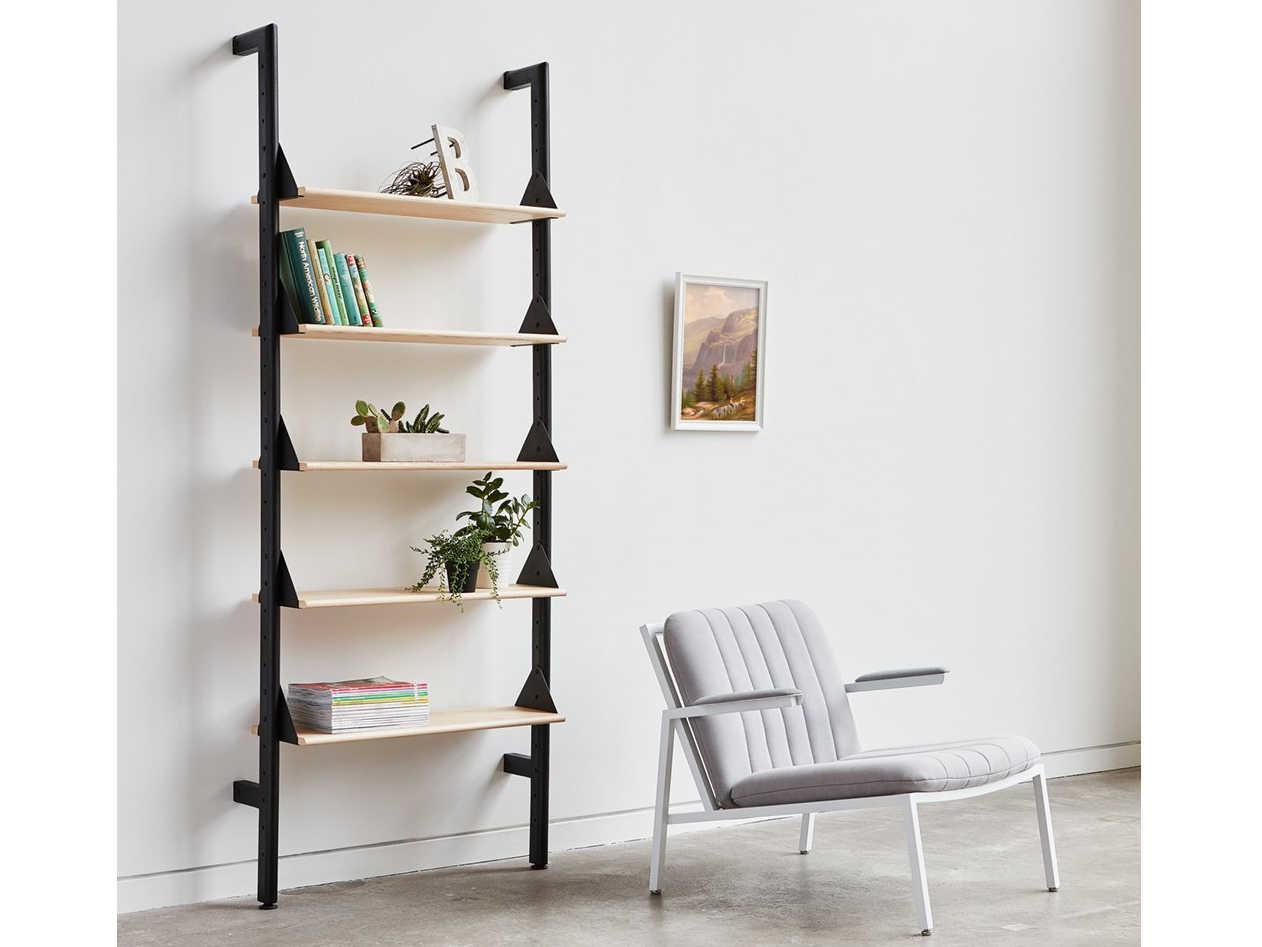 Gus* Modern Branch Ash Black Blonde Bookcase