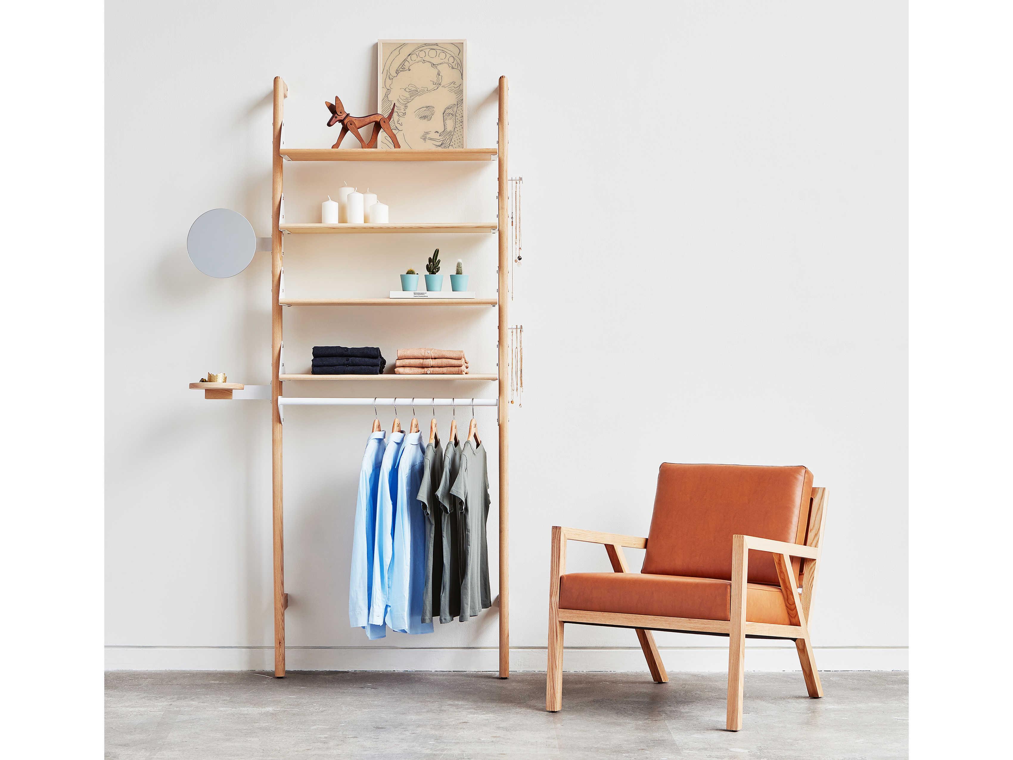 Gus* Modern Branch Ash Blonde / White Display Unit