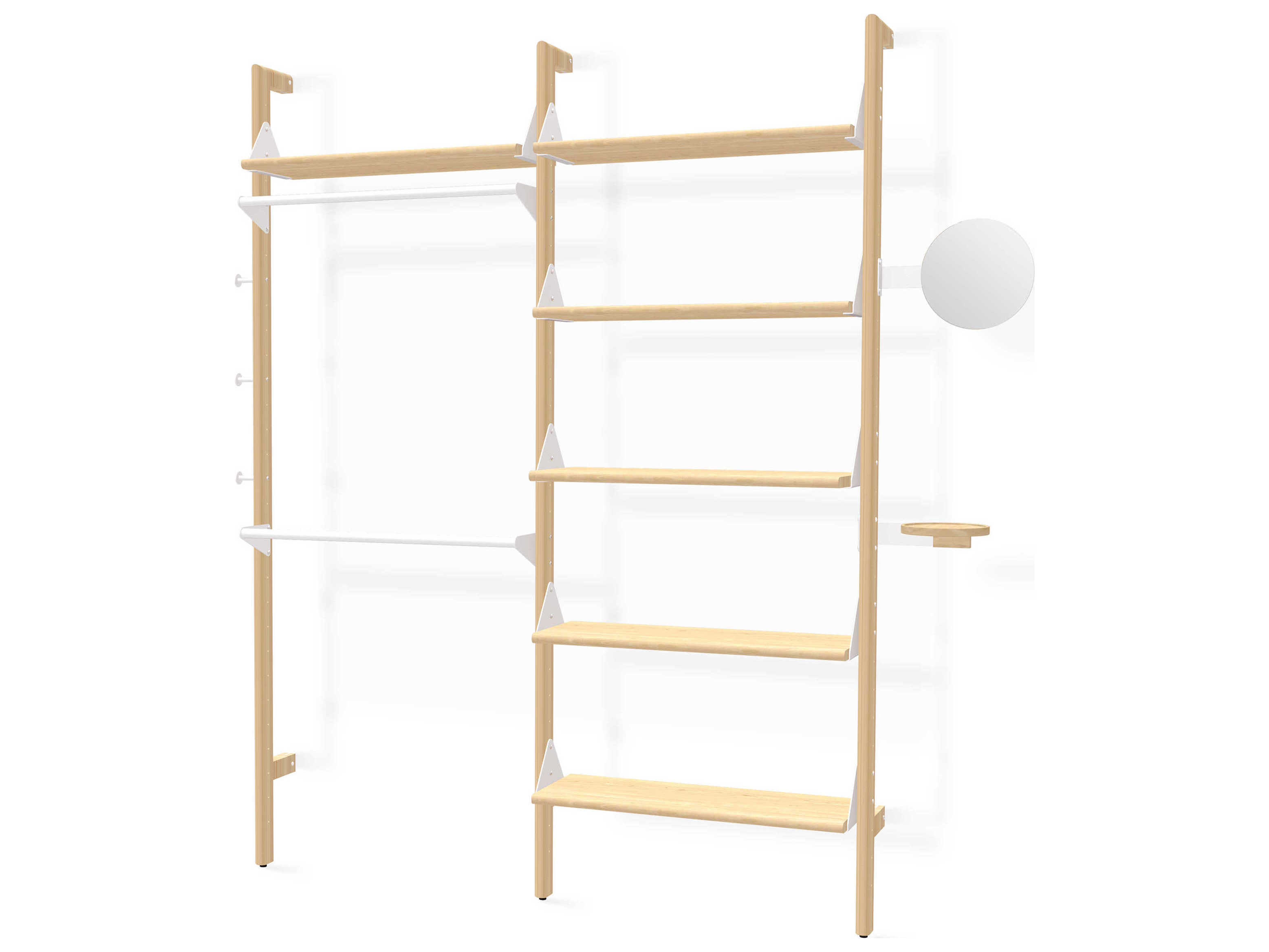 Gus* Modern Branch Ash Blonde / White Display Unit