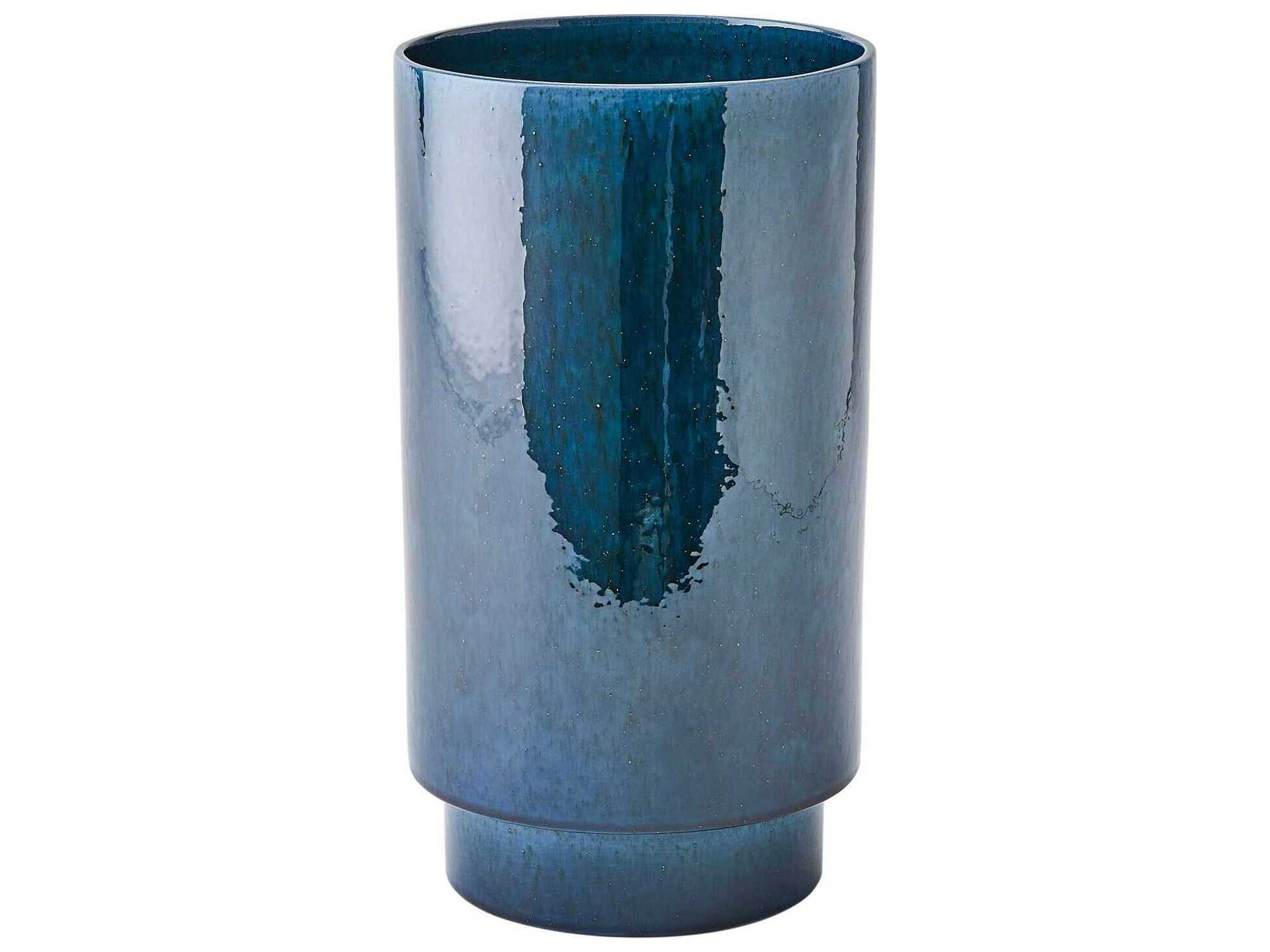 Global Views Rolo Dark Blue Vase