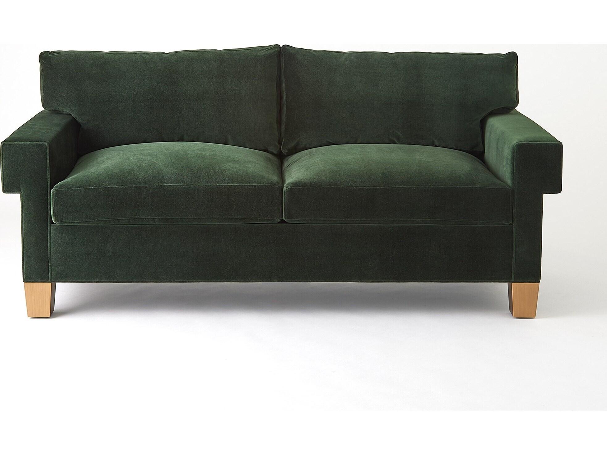 Global Views Green Upholstered Sofa