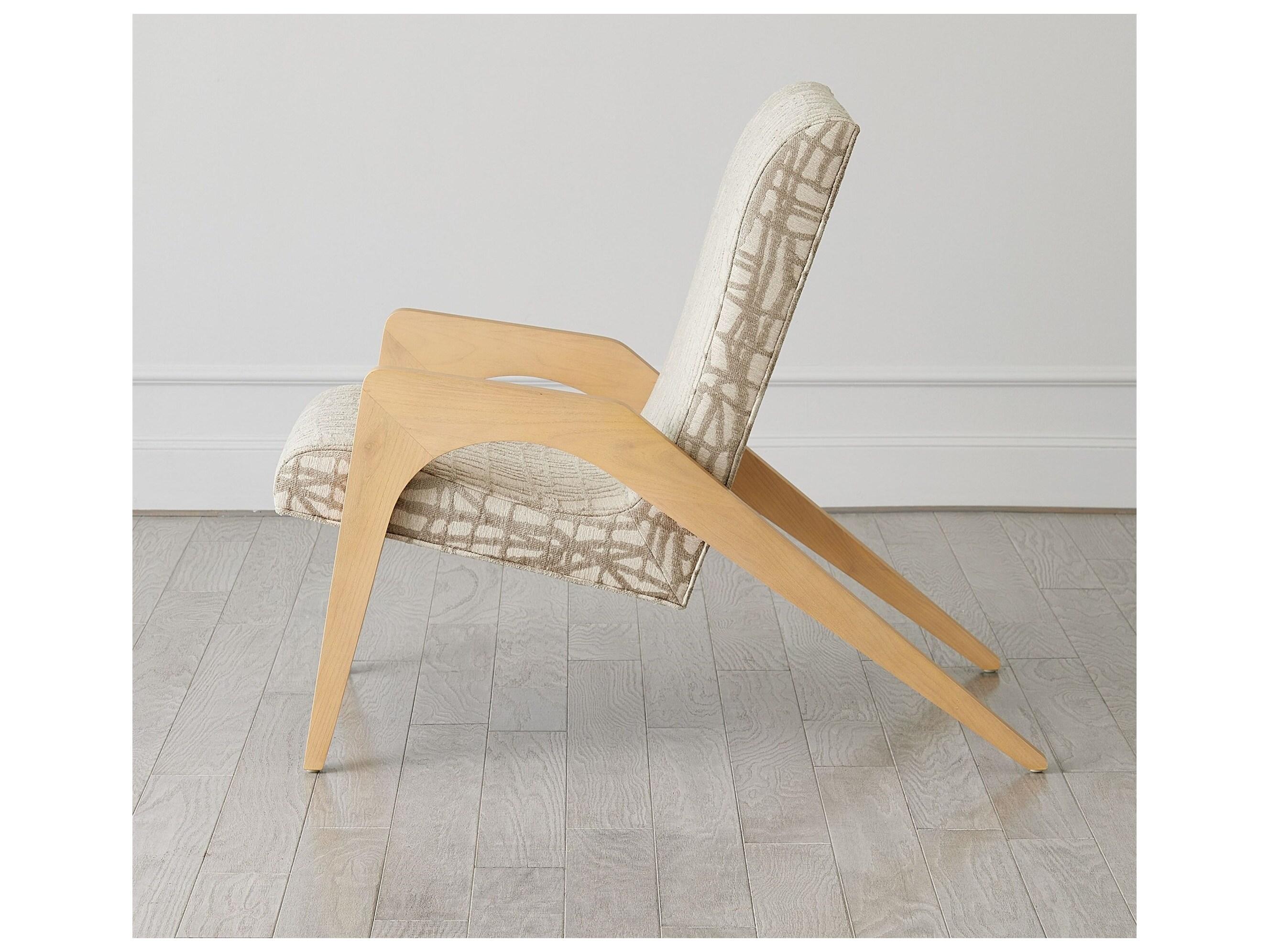 Global Views Beige Accent Chair