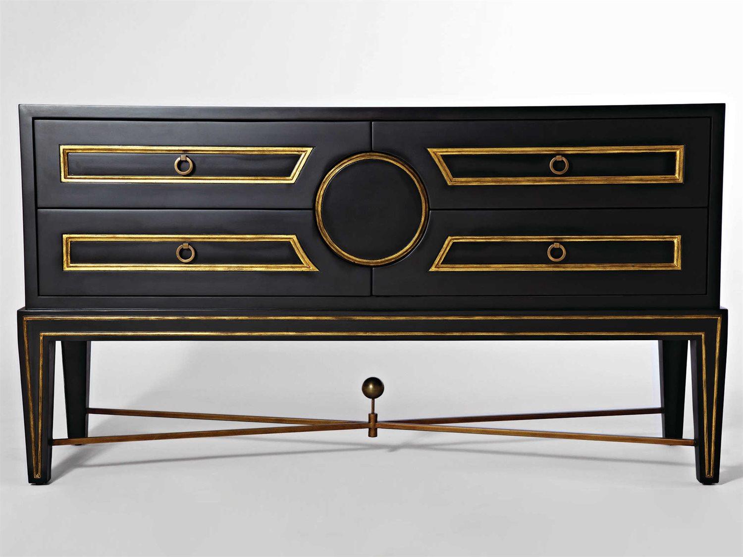 Global Views 56" Hardwood Brass Sideboard