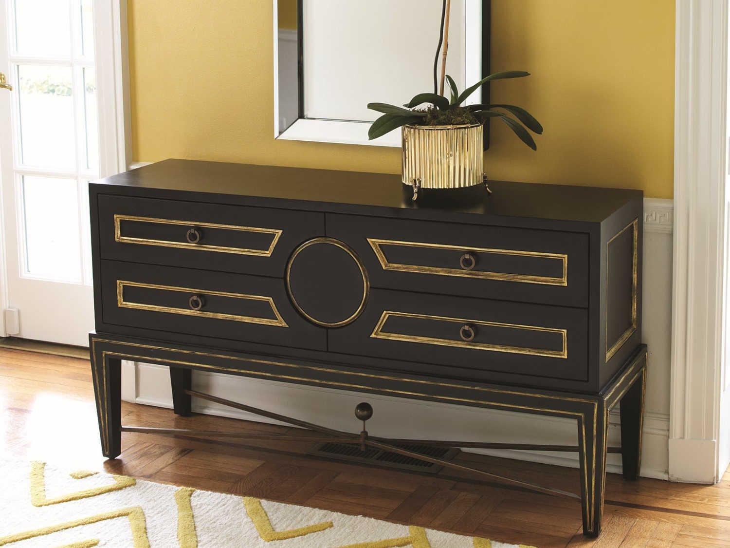 Global Views 56" Hardwood Brass Sideboard
