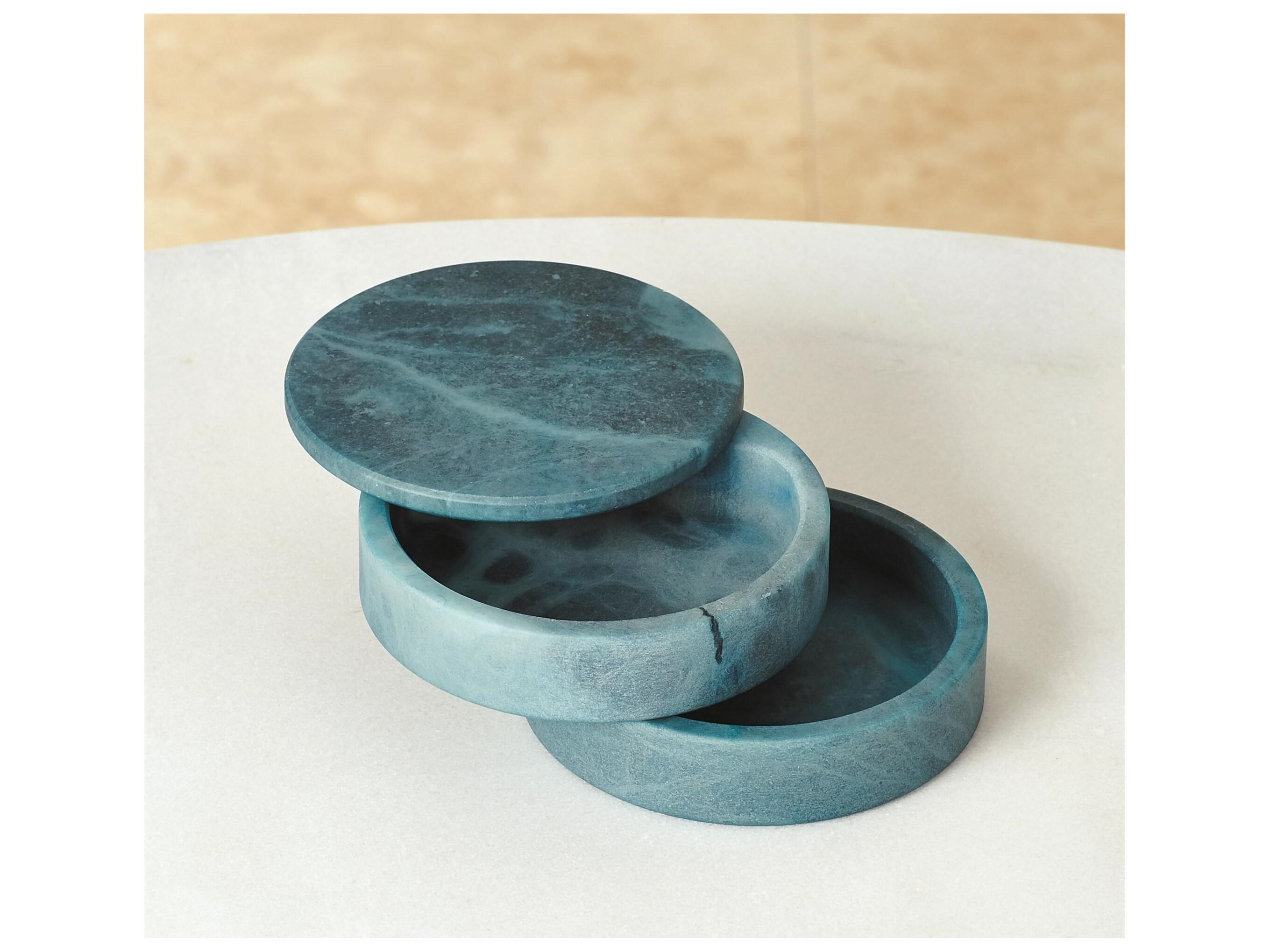 Global Views Alabaster Jewelry Box