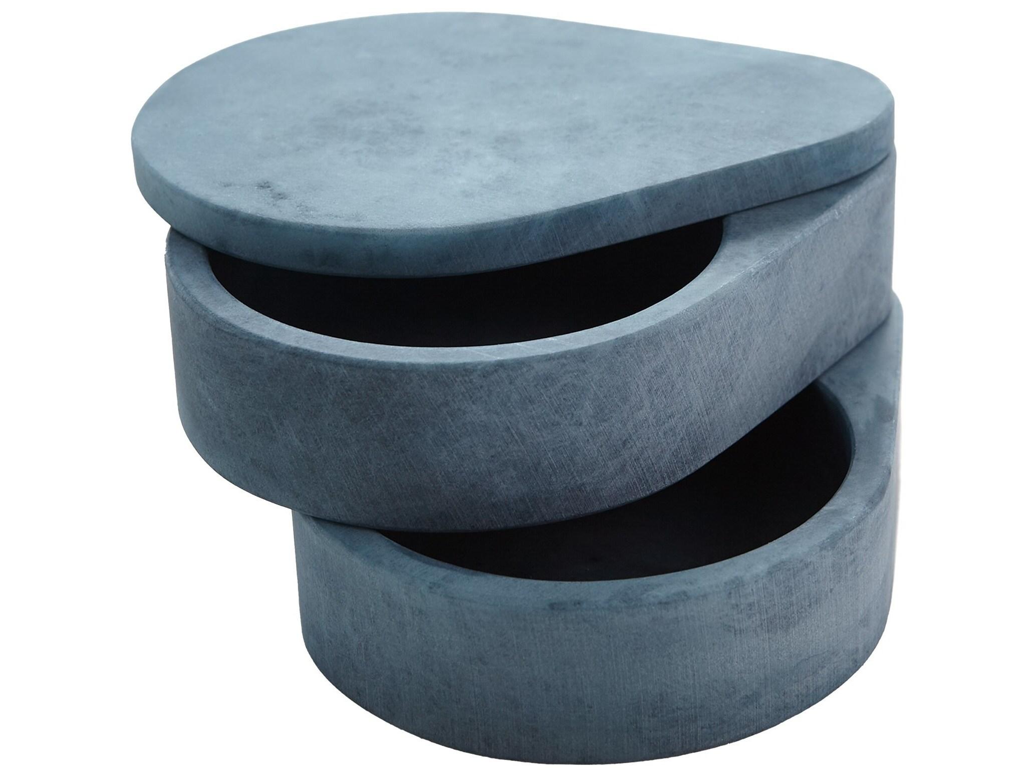 Global Views Alabaster Jewelry Box