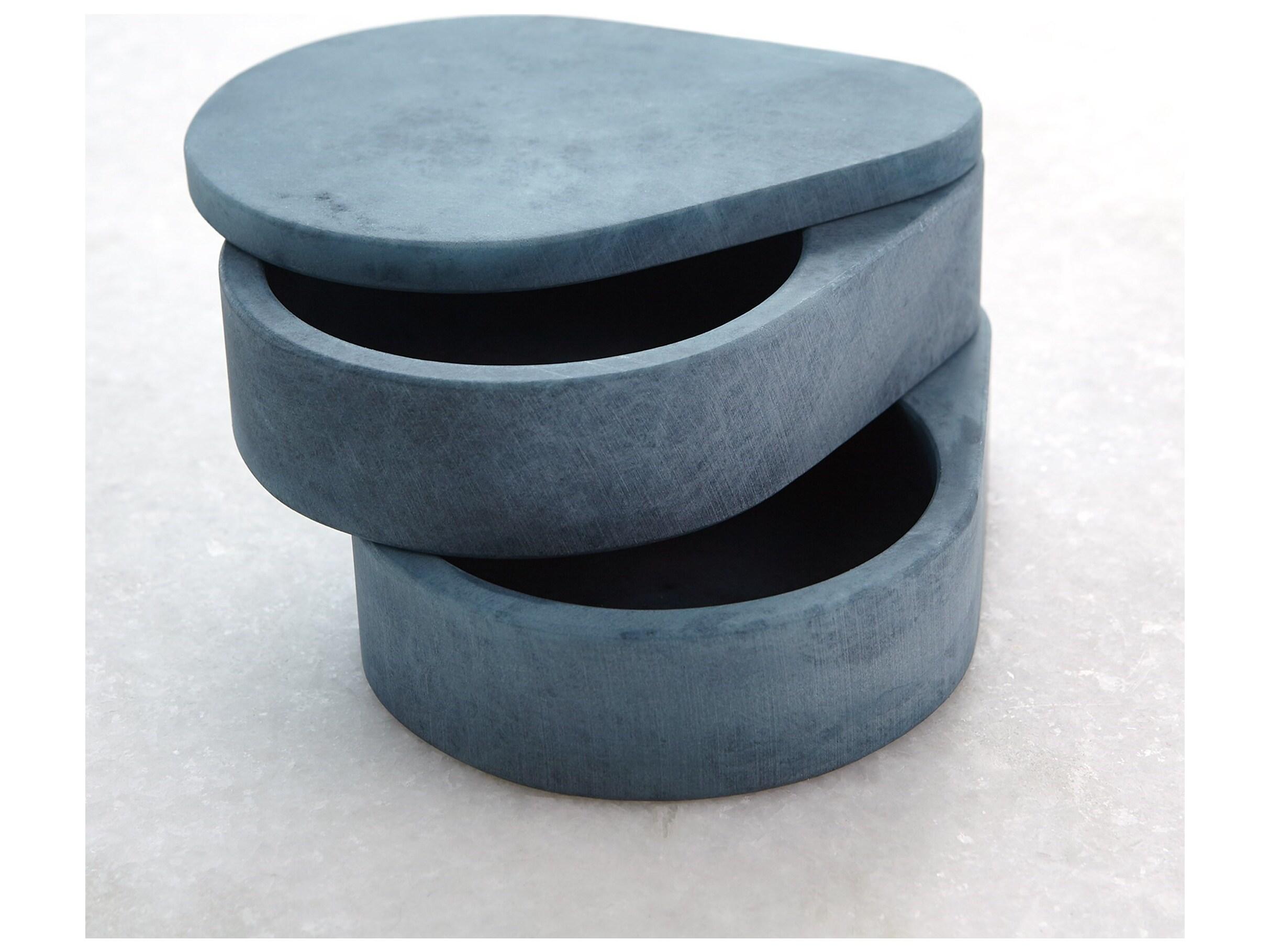 Global Views Alabaster Jewelry Box