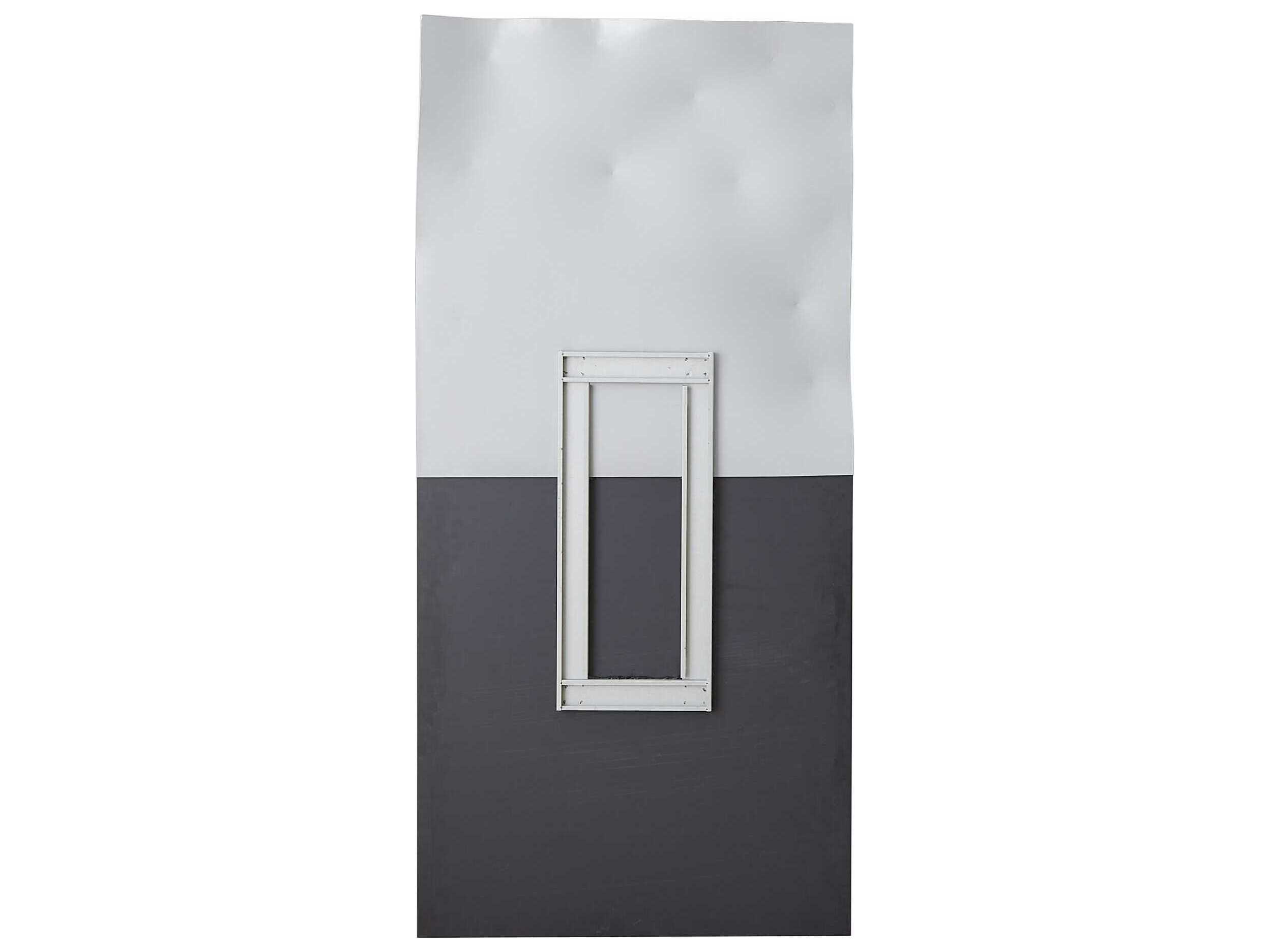 Global Views Asymmetrical Ripple Clear Rectangular Wall Mirror