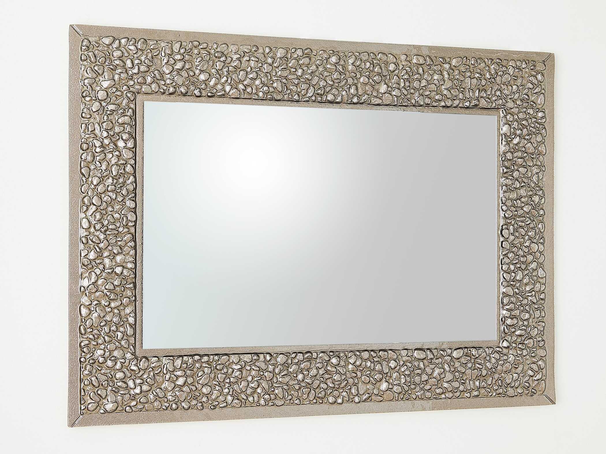 Global Views Golden Stone Rectangular Wall Mirror
