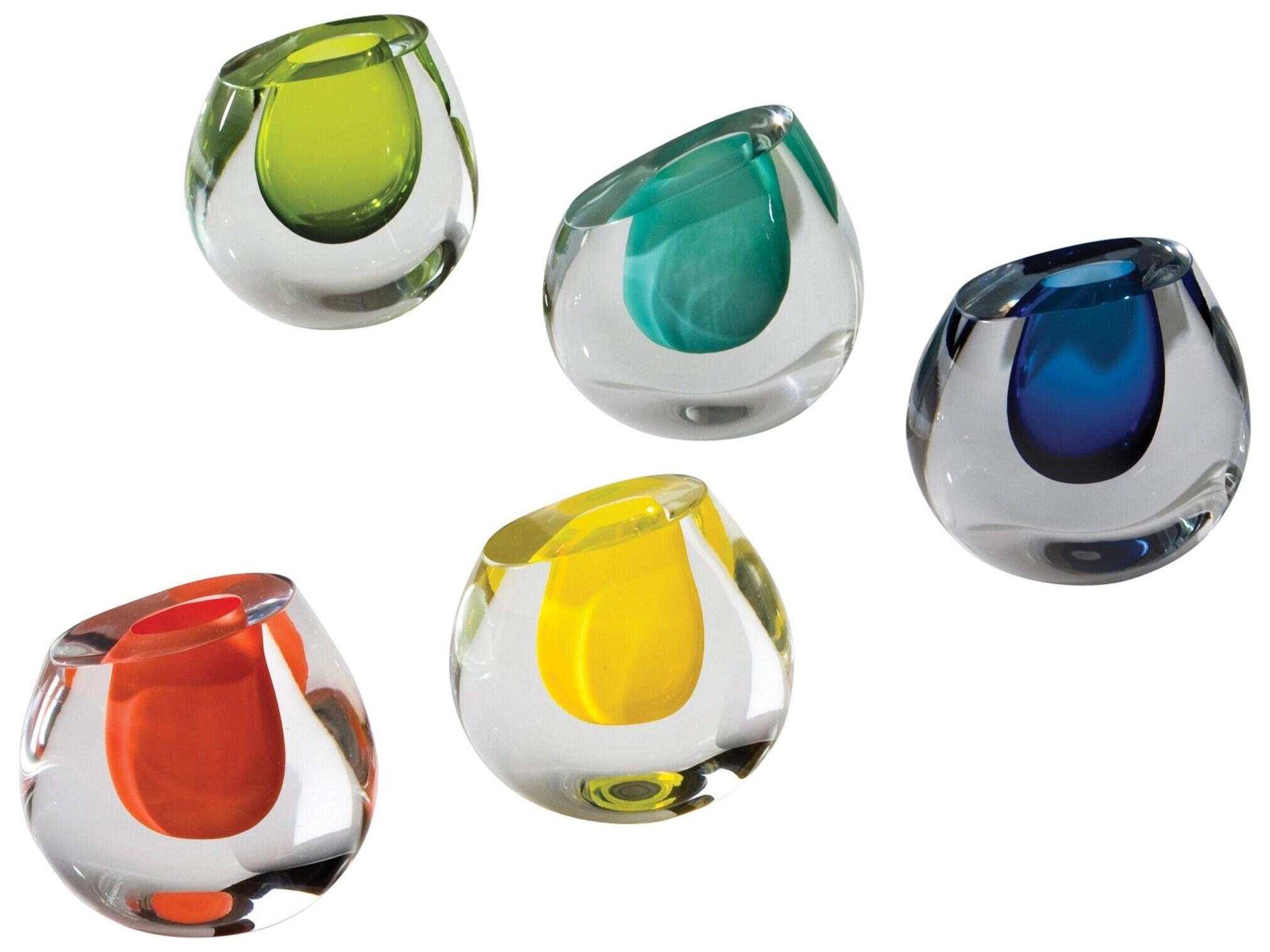 Global Views Color Drop Vase
