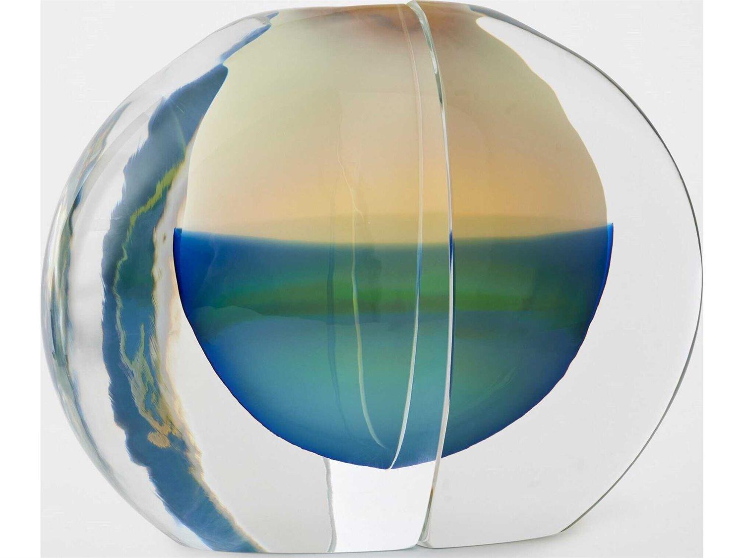 Global Views Split Vase Iris Gelp Vase Bookend