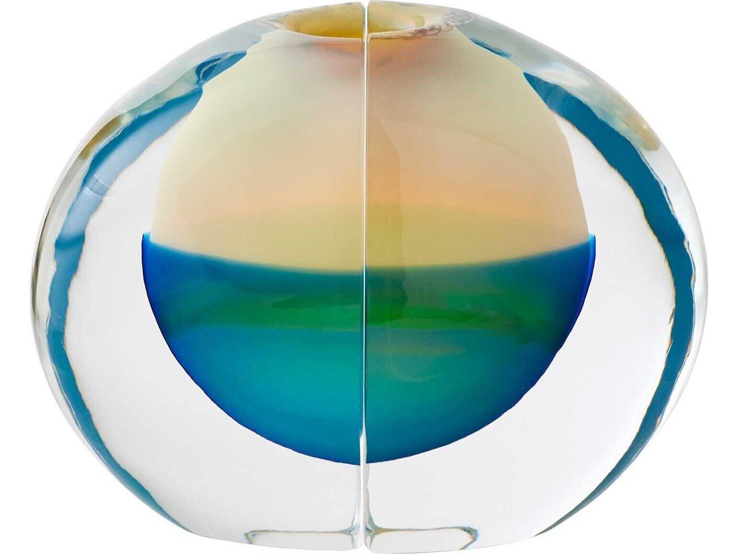 Global Views Split Vase Iris Gelp Vase Bookend