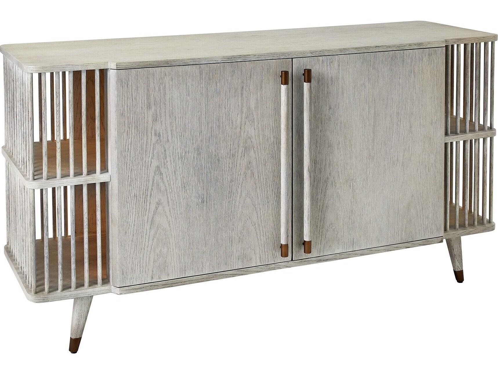 Global Views 61" Oak Wood Media Console