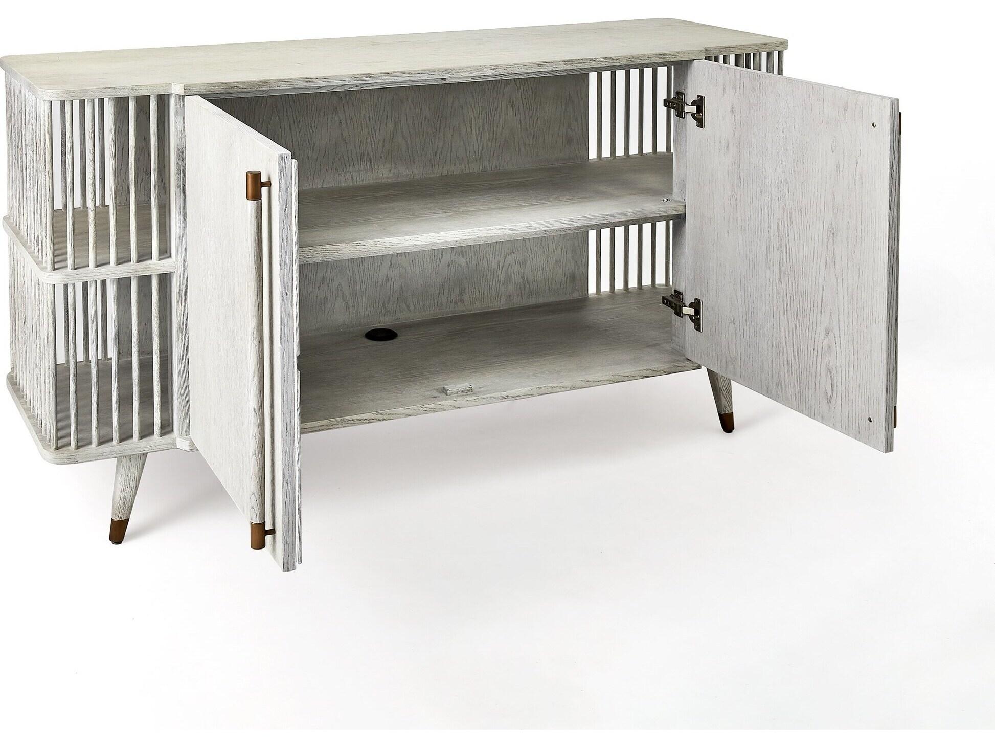 Global Views 61" Oak Wood Media Console