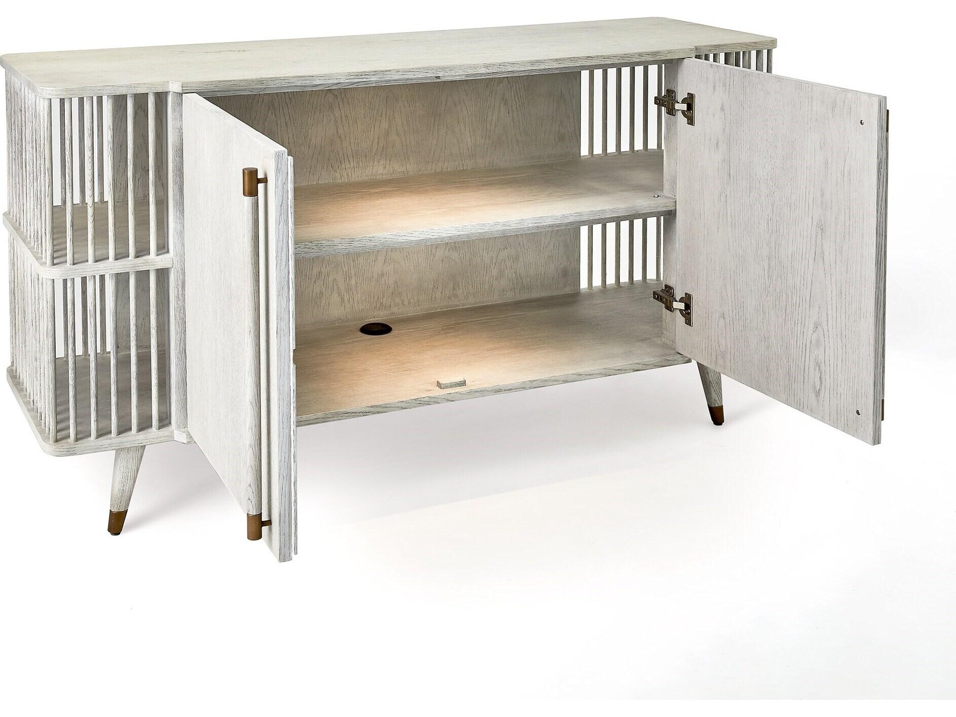 Global Views 61" Oak Wood Media Console