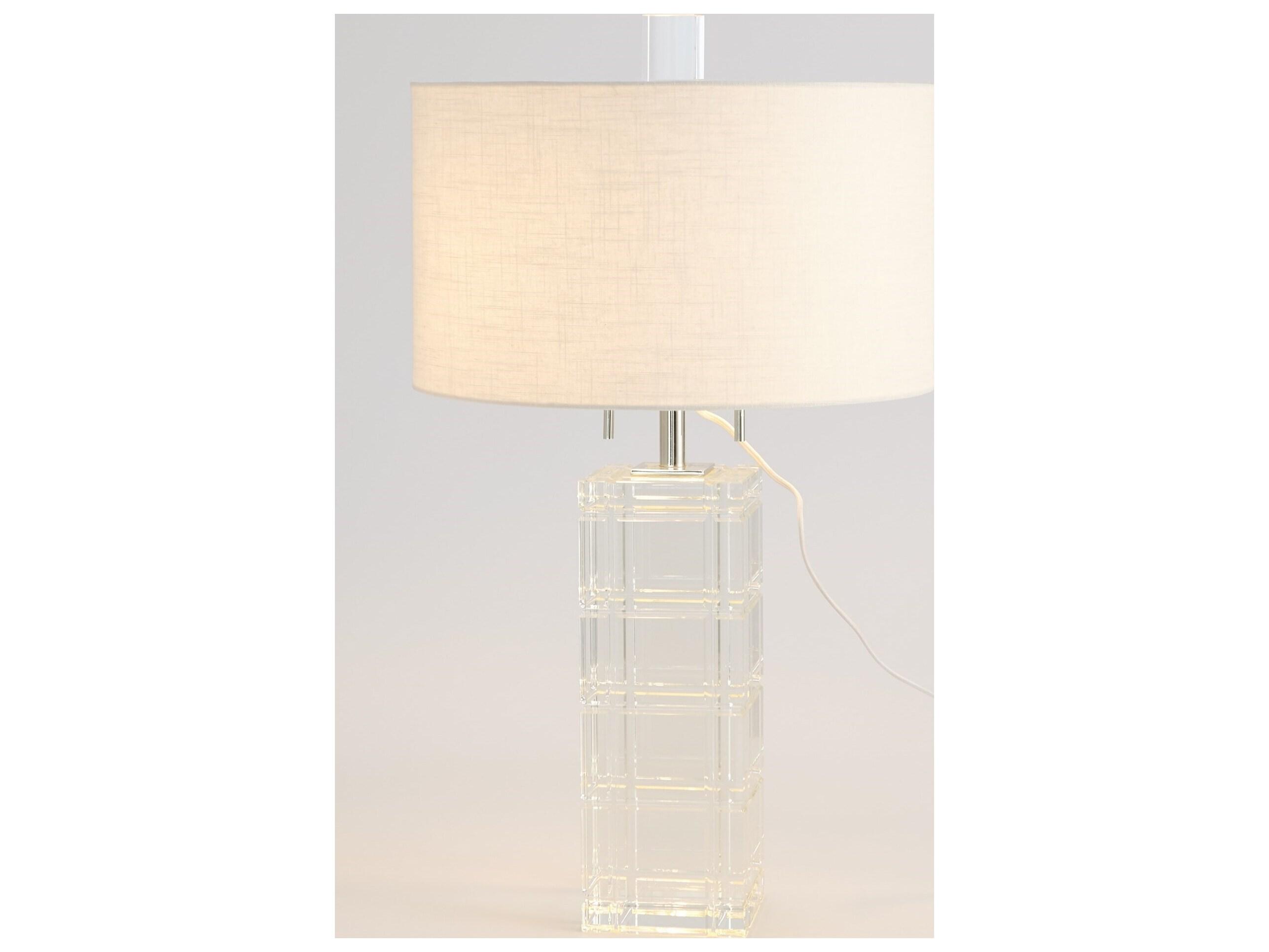 Global Views White Table Lamp