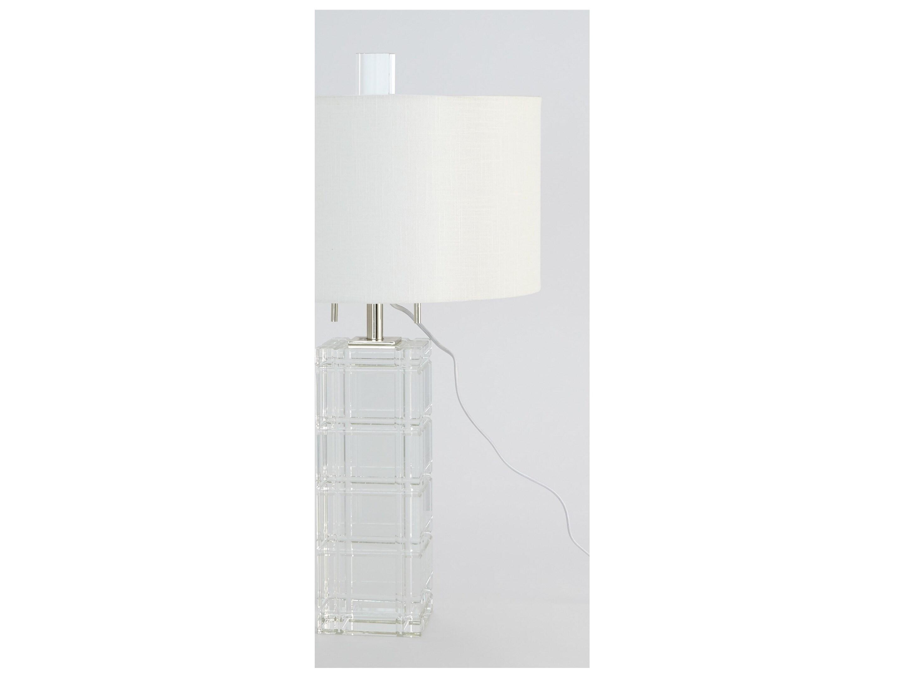 Global Views White Table Lamp