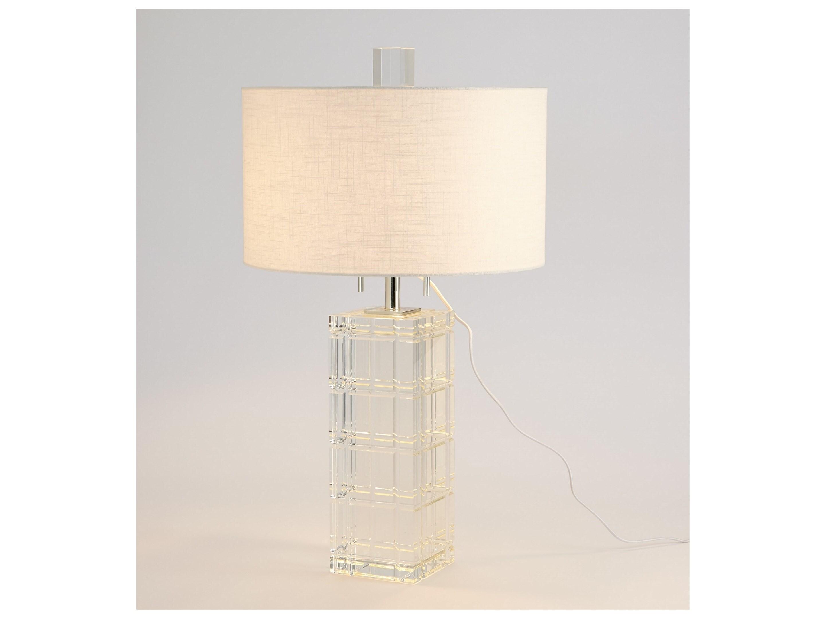 Global Views White Table Lamp
