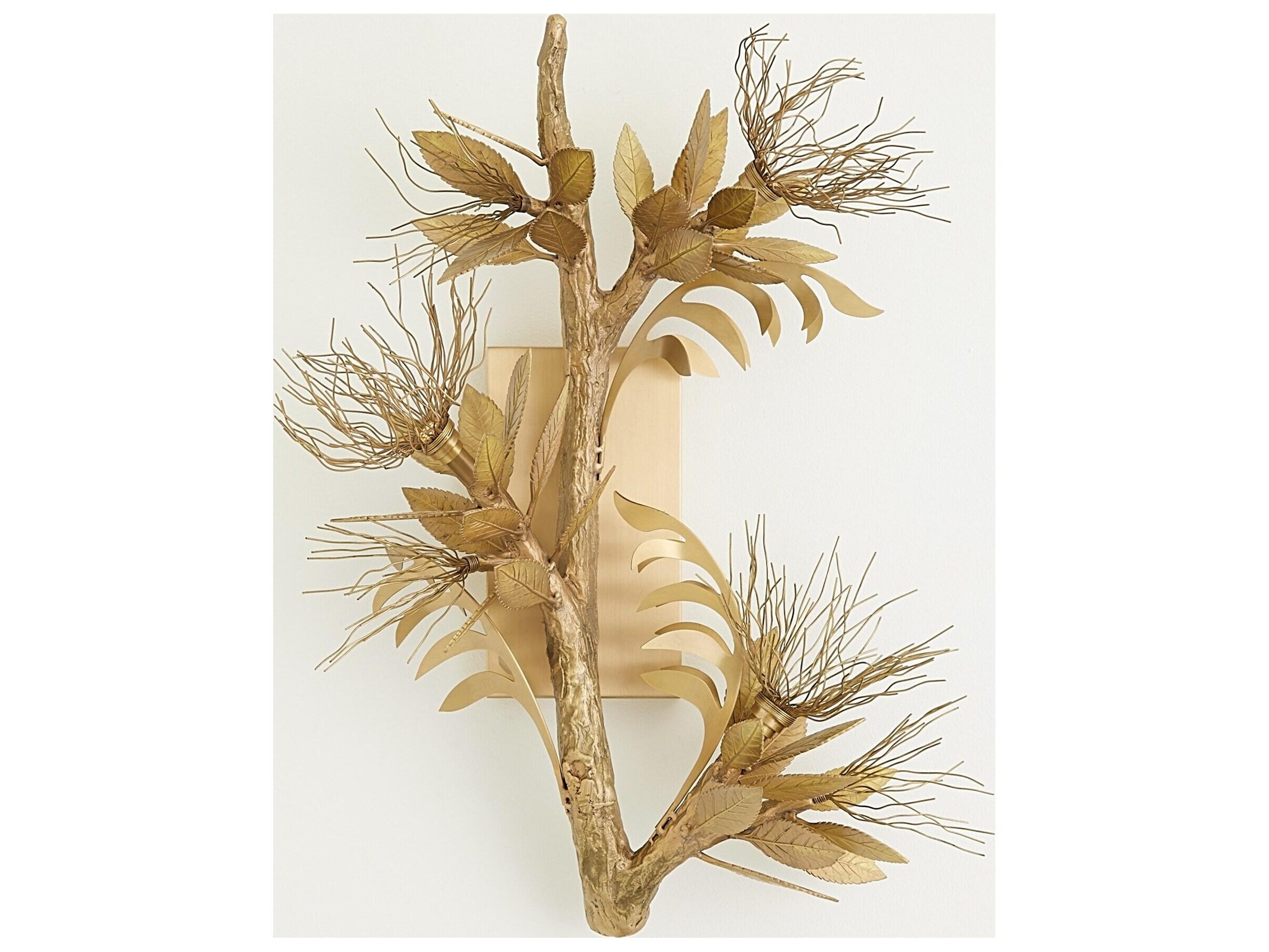 Global Views Brass Wall Sconce