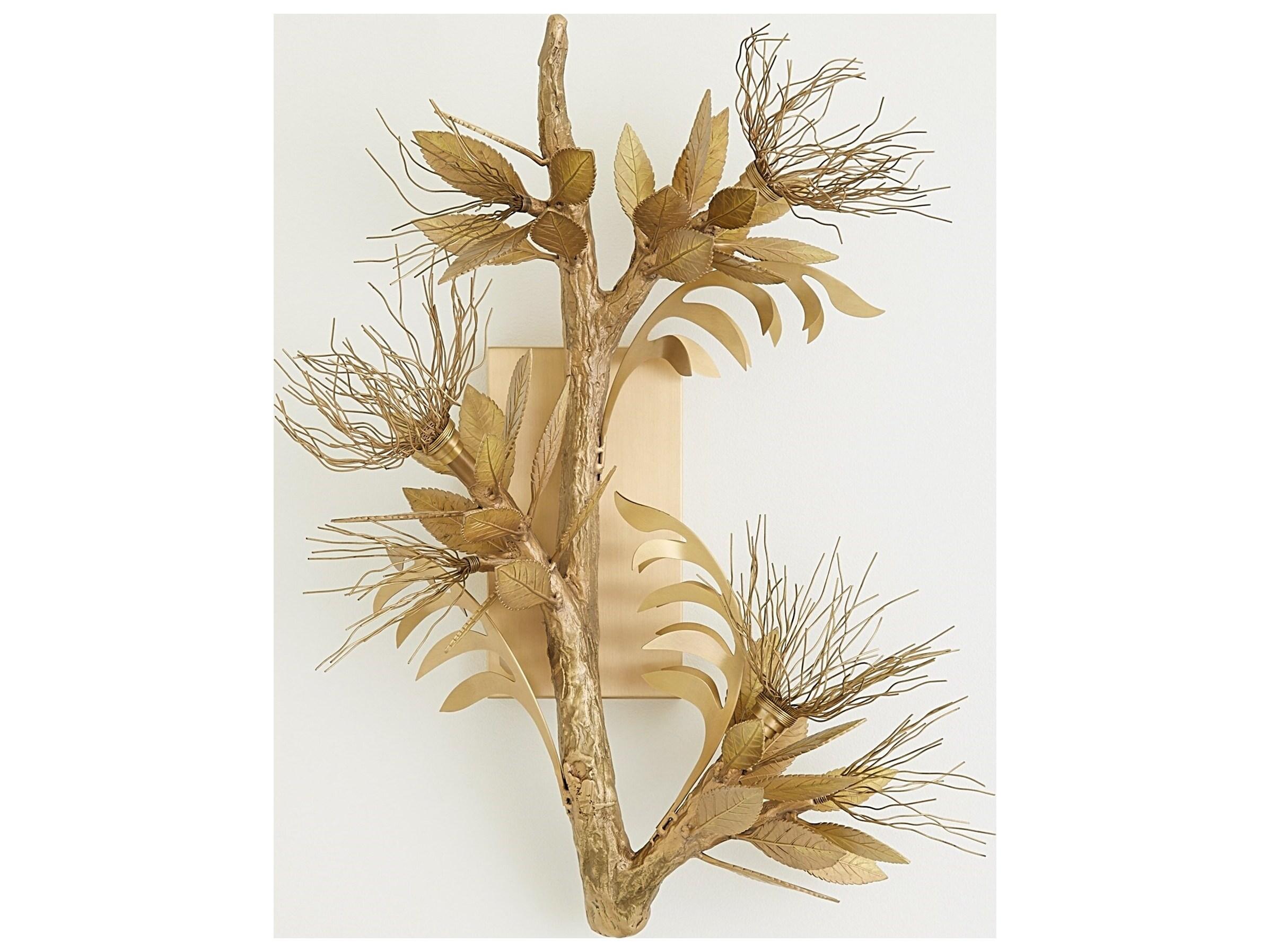 Global Views Brass Wall Sconce