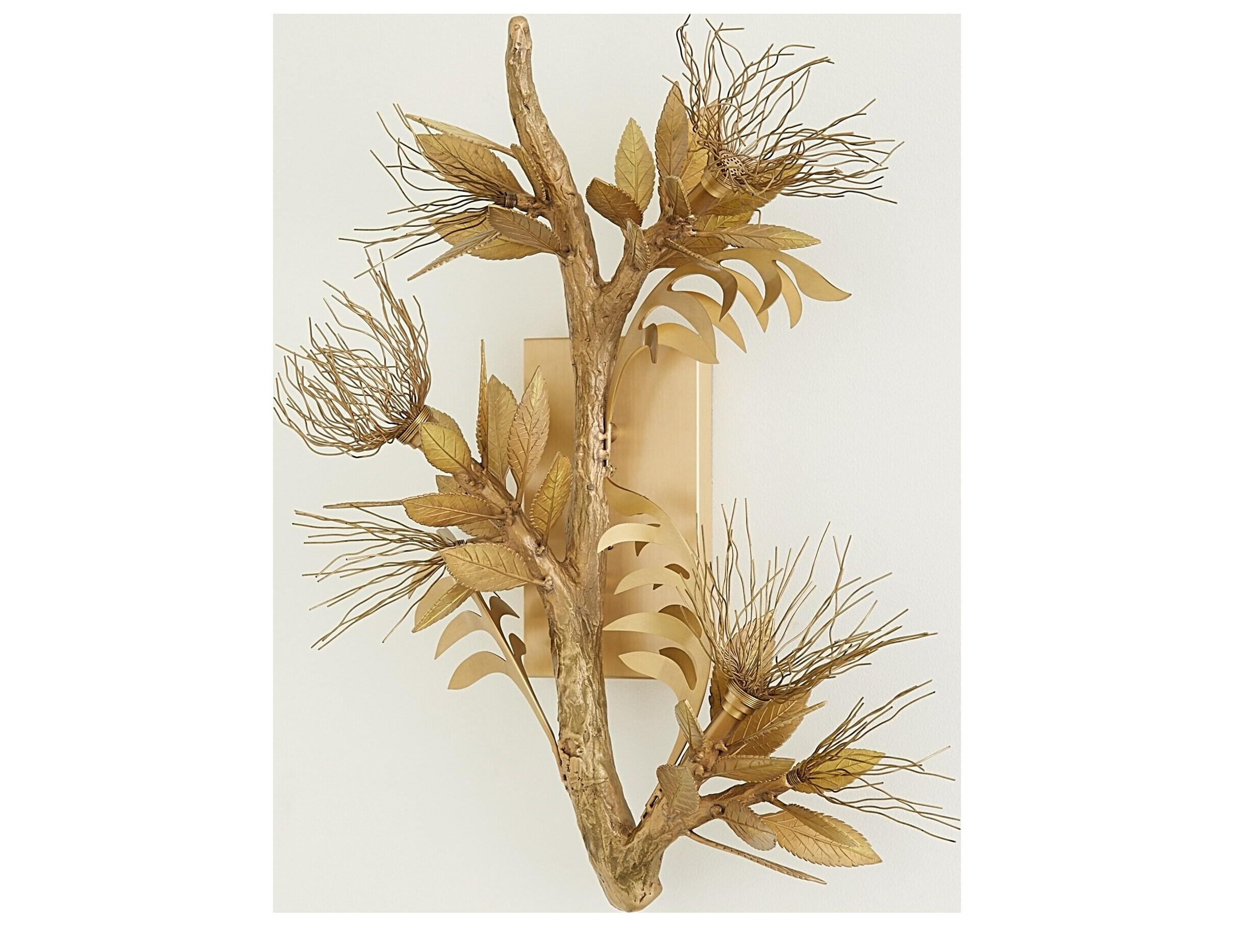 Global Views Brass Wall Sconce