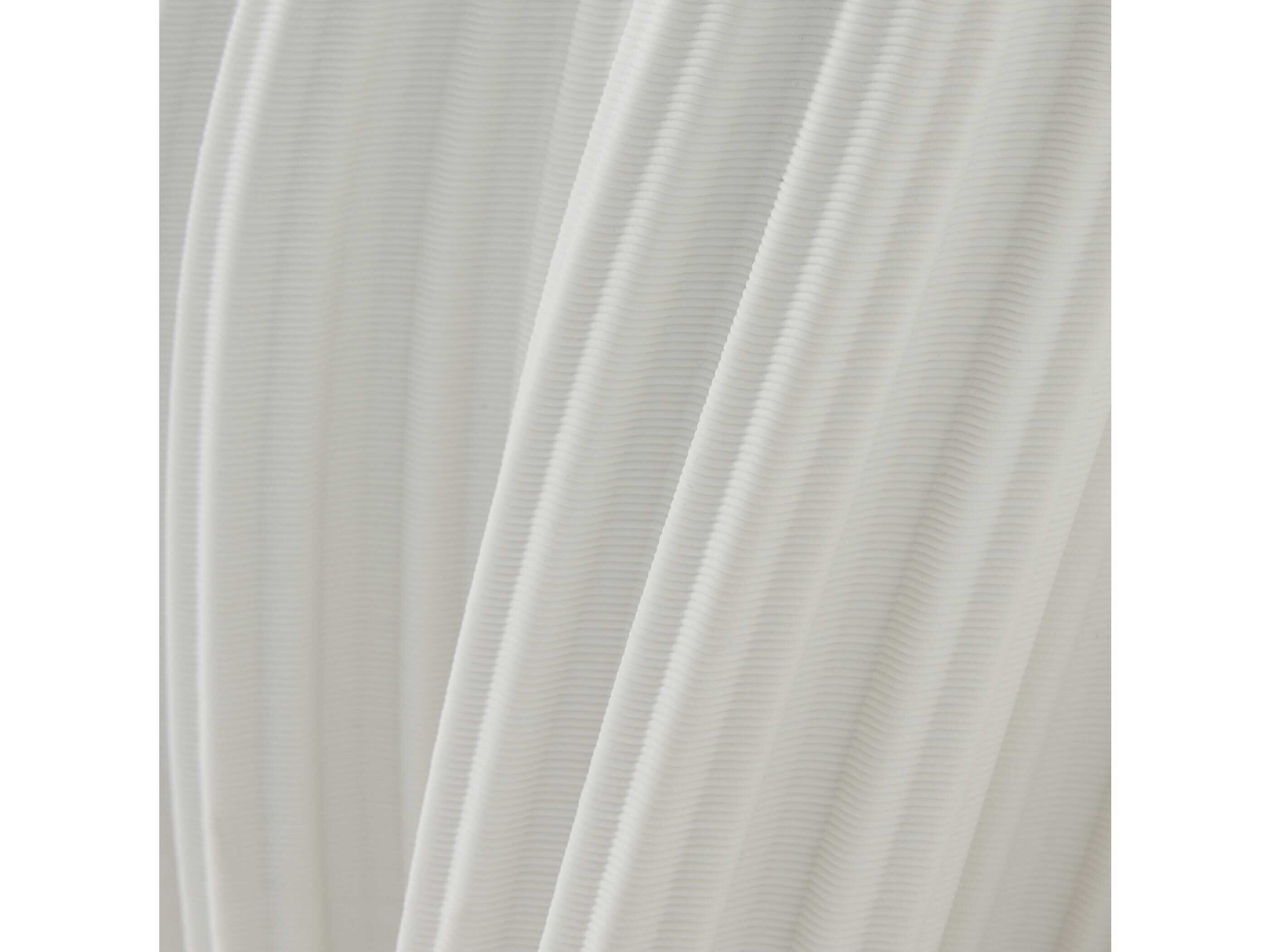 Global Views Vertical Wave White Brass Black Buffet Lamp