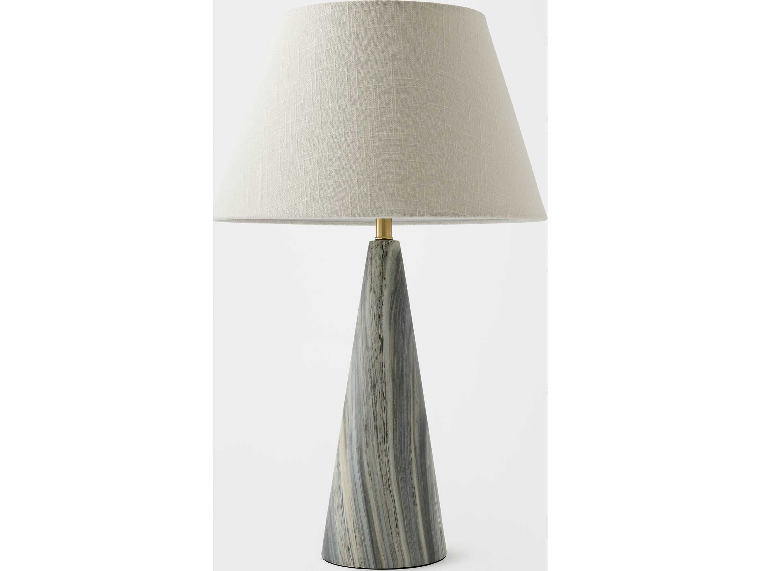 Global Views Conical Brass Buffet Lamp