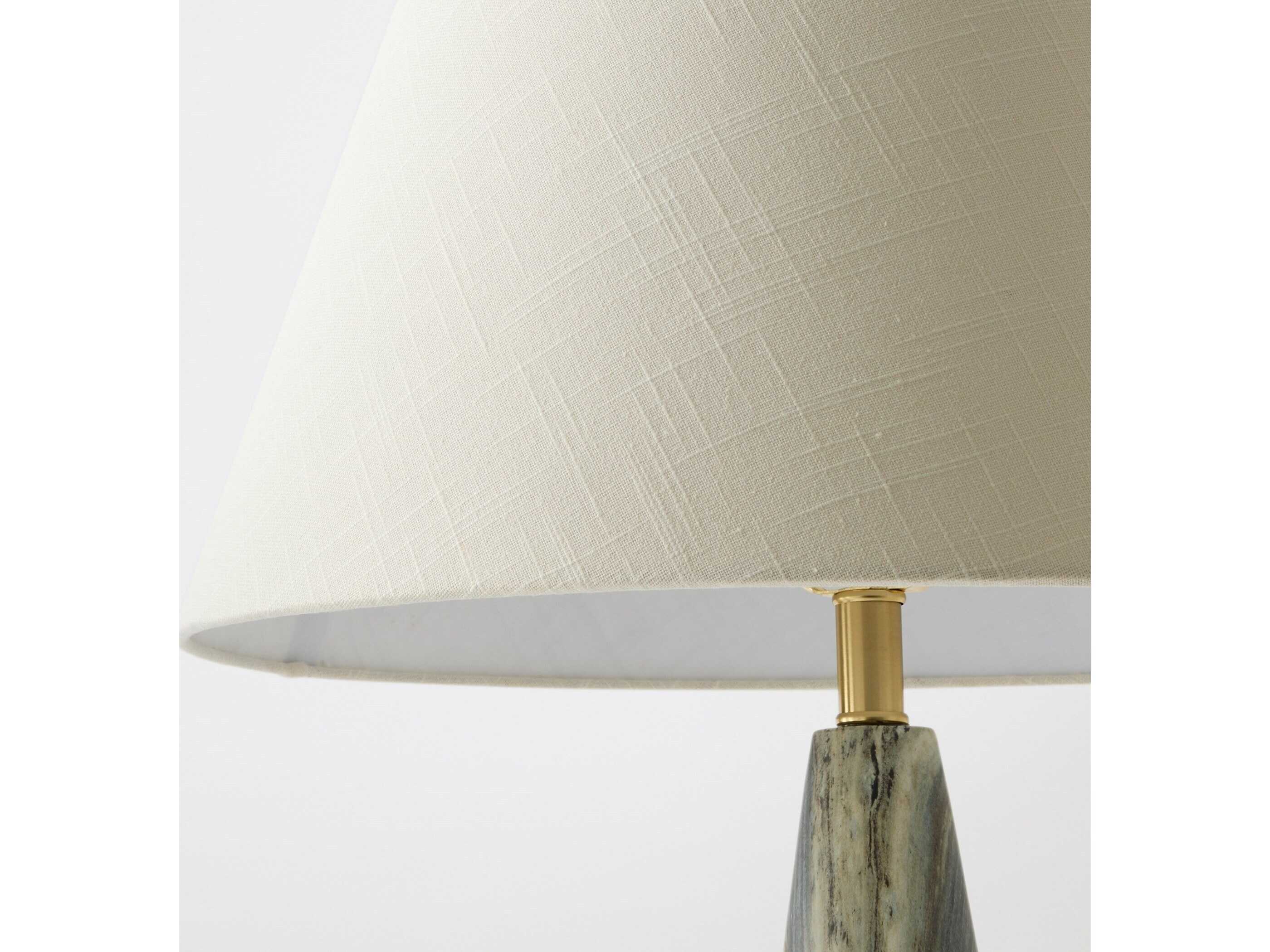 Global Views Conical Brass Buffet Lamp