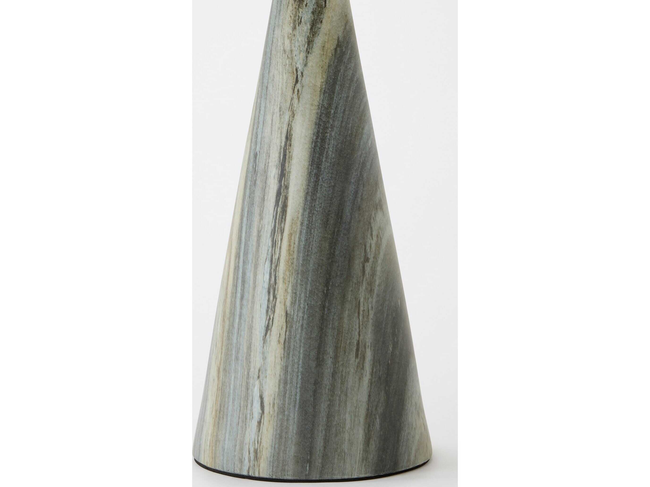 Global Views Conical Brass Table Lamp