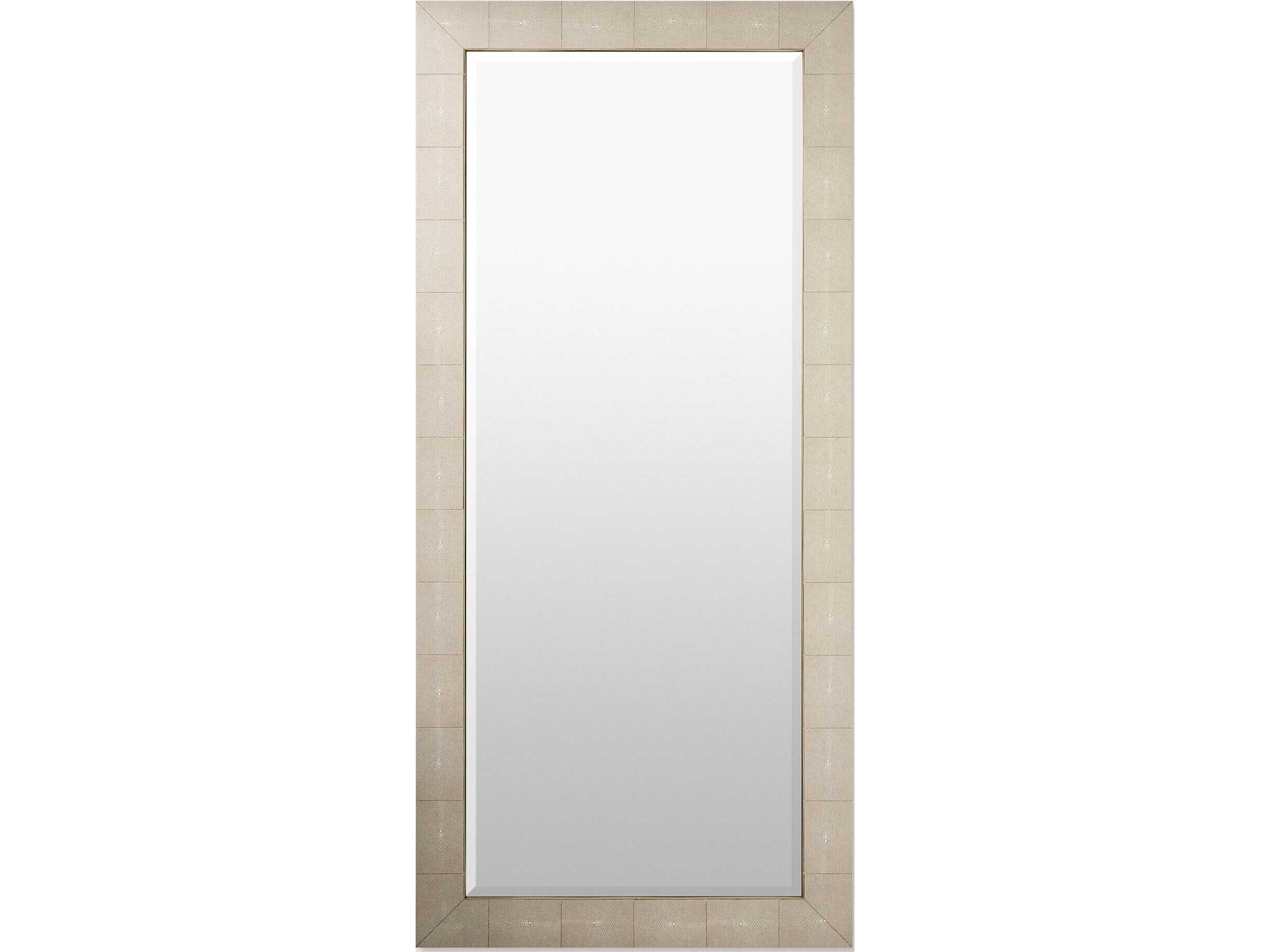 Global Views Manta Brushed Brass Floor Mirror Rectangular