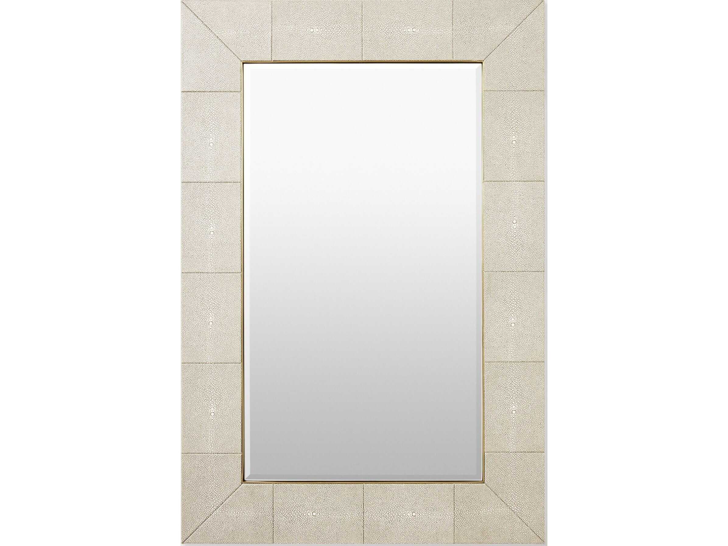 Global Views Manta Brushed Brass Wall Mirror Rectangular