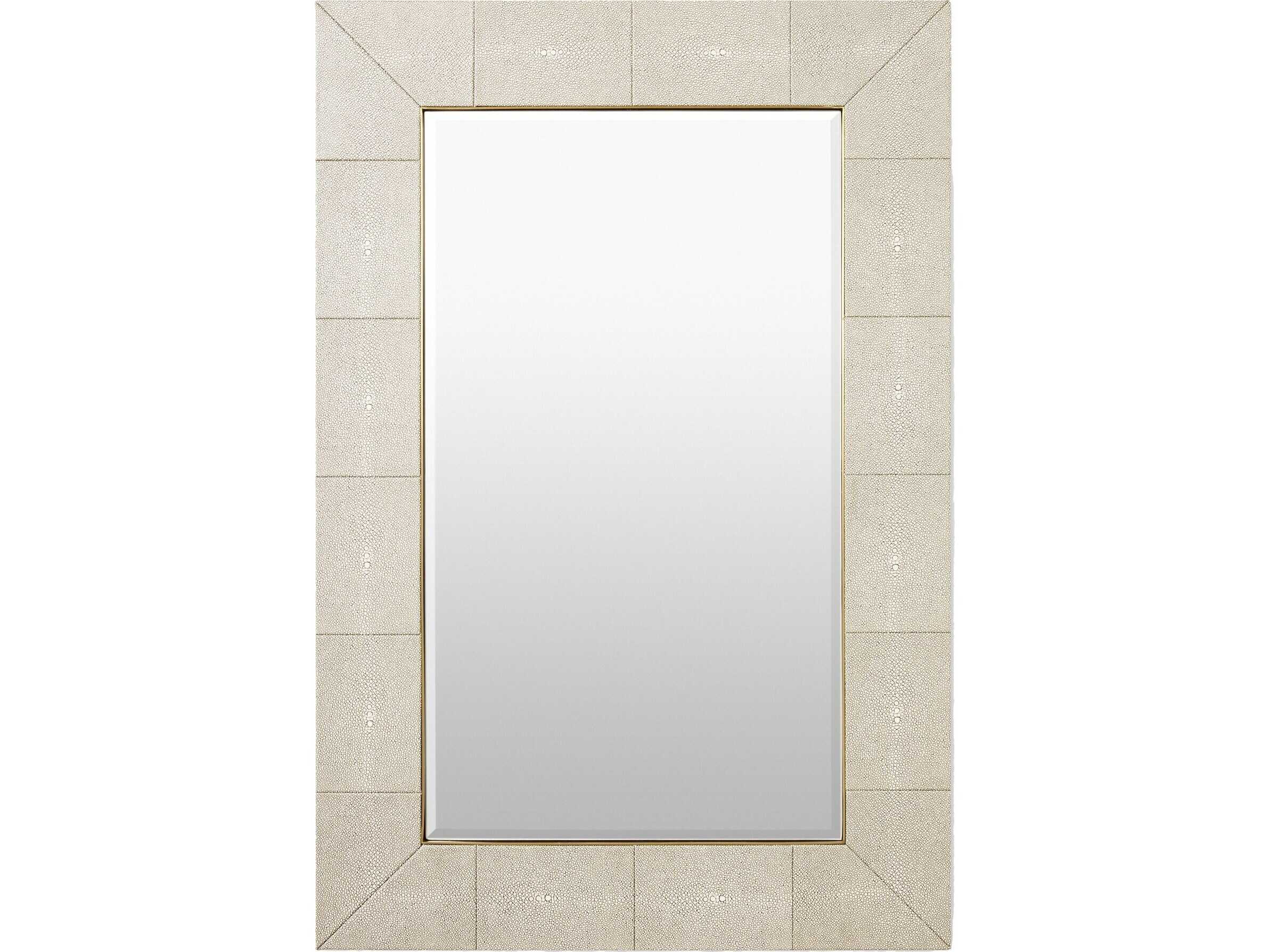 Global Views Manta Brushed Brass Wall Mirror Rectangular