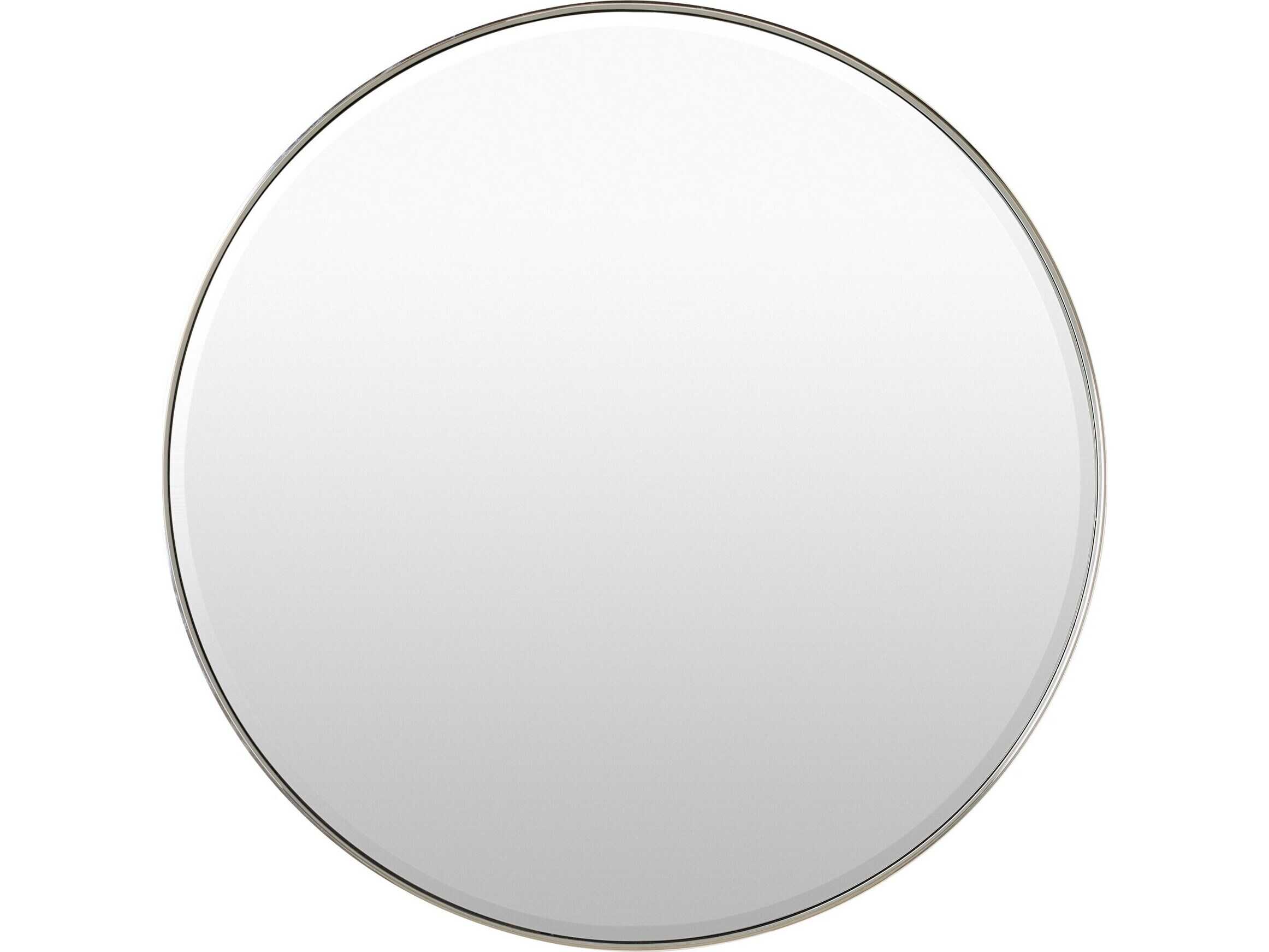 Global Views Vivid Clear Wall Mirror Round