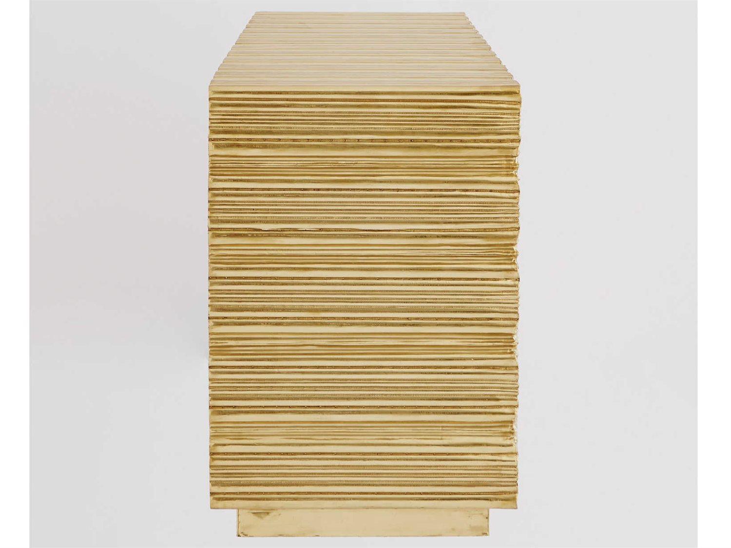 Global Views 72" Brass Sideboard