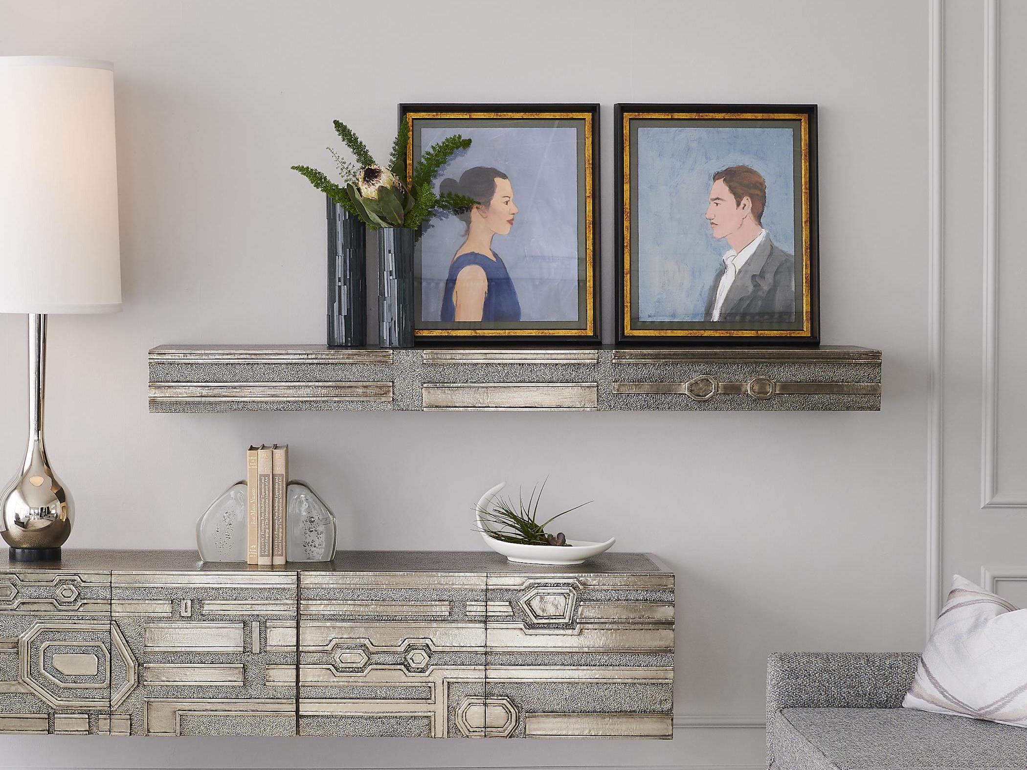 Global Views Silver Teak Wood Accent Chest