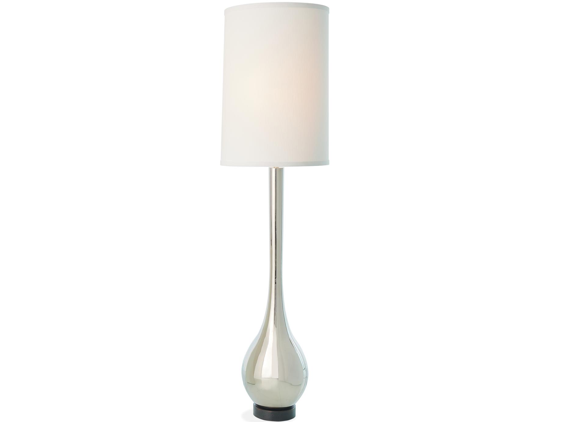 Global Views Nickel Floor Lamp