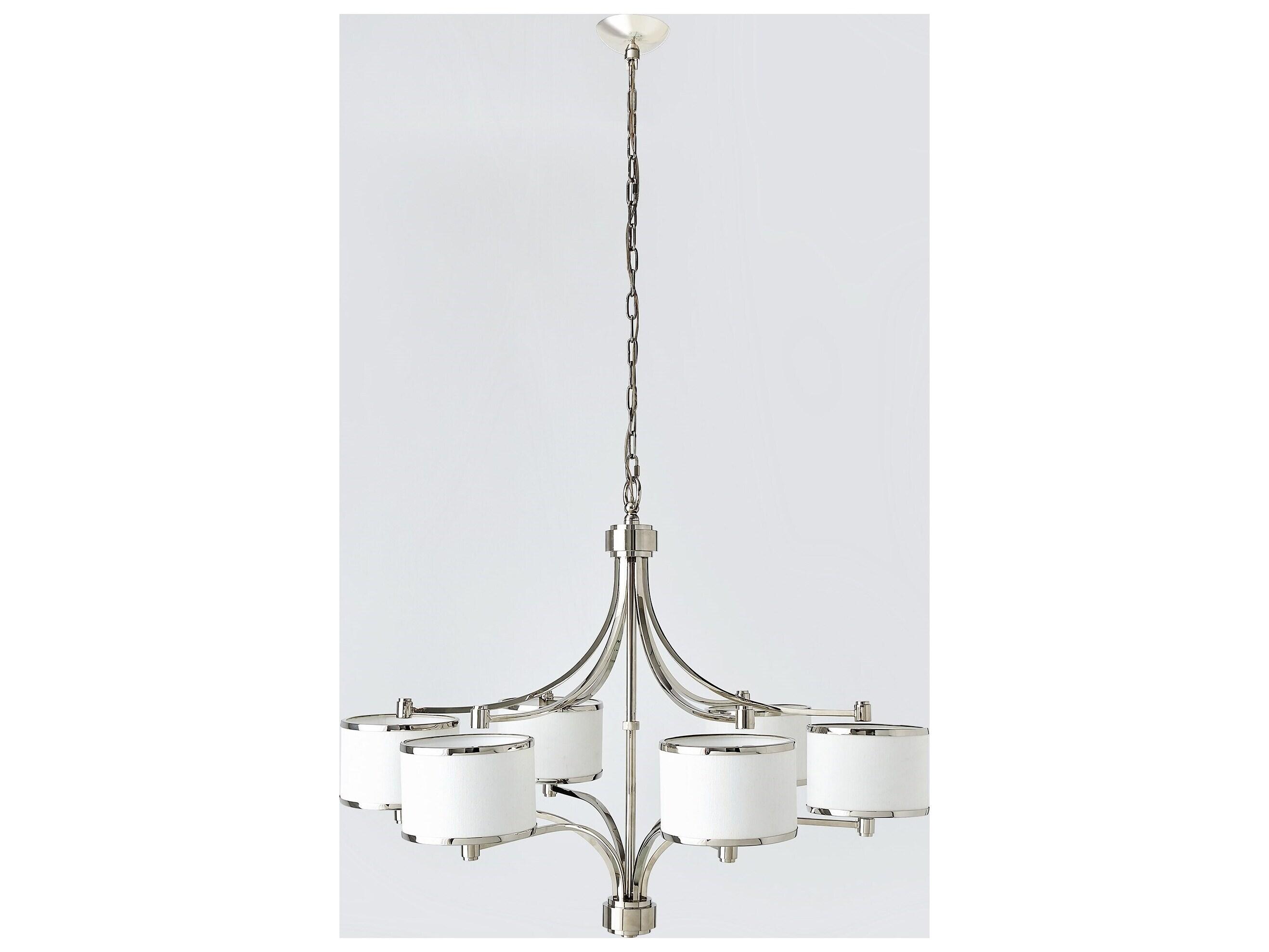 Global Views Nickel Drum Chandelier