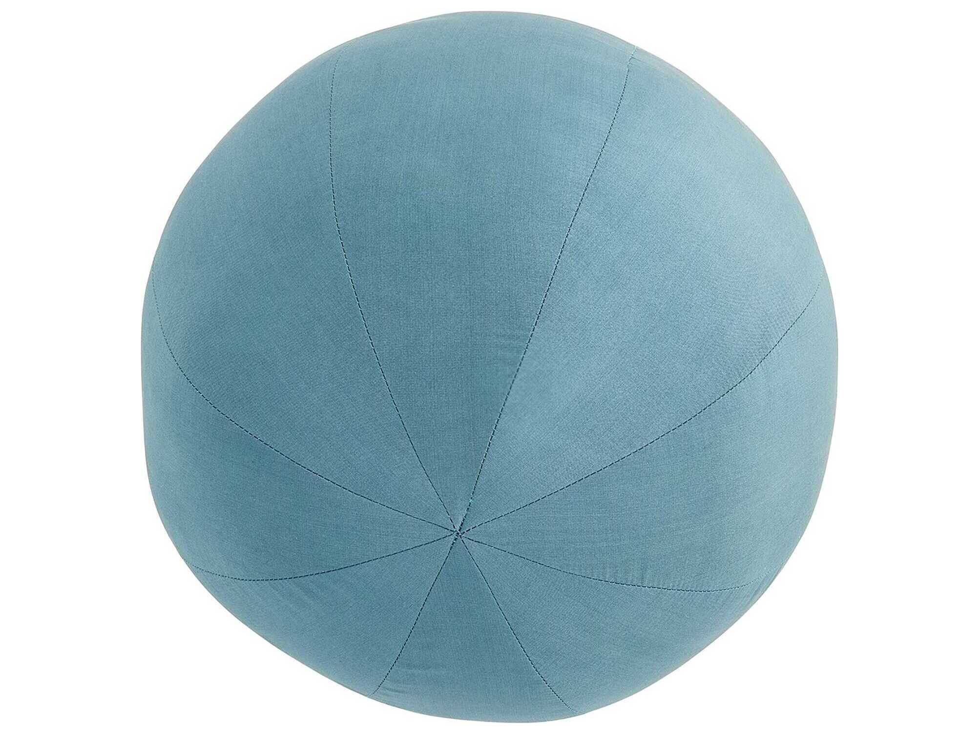 Global Views Ronde Dusty Blue Pillow