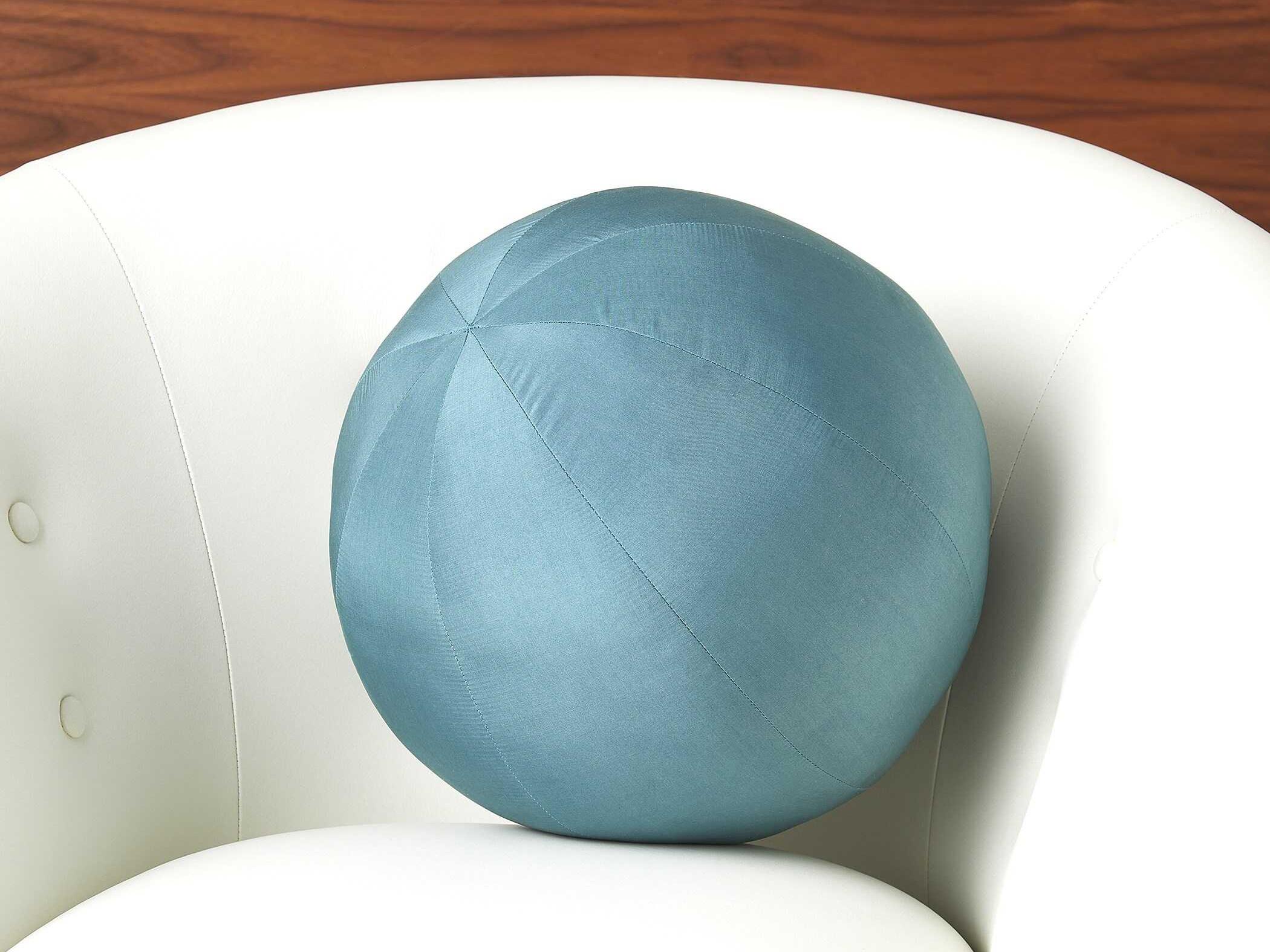 Global Views Ronde Dusty Blue Pillow