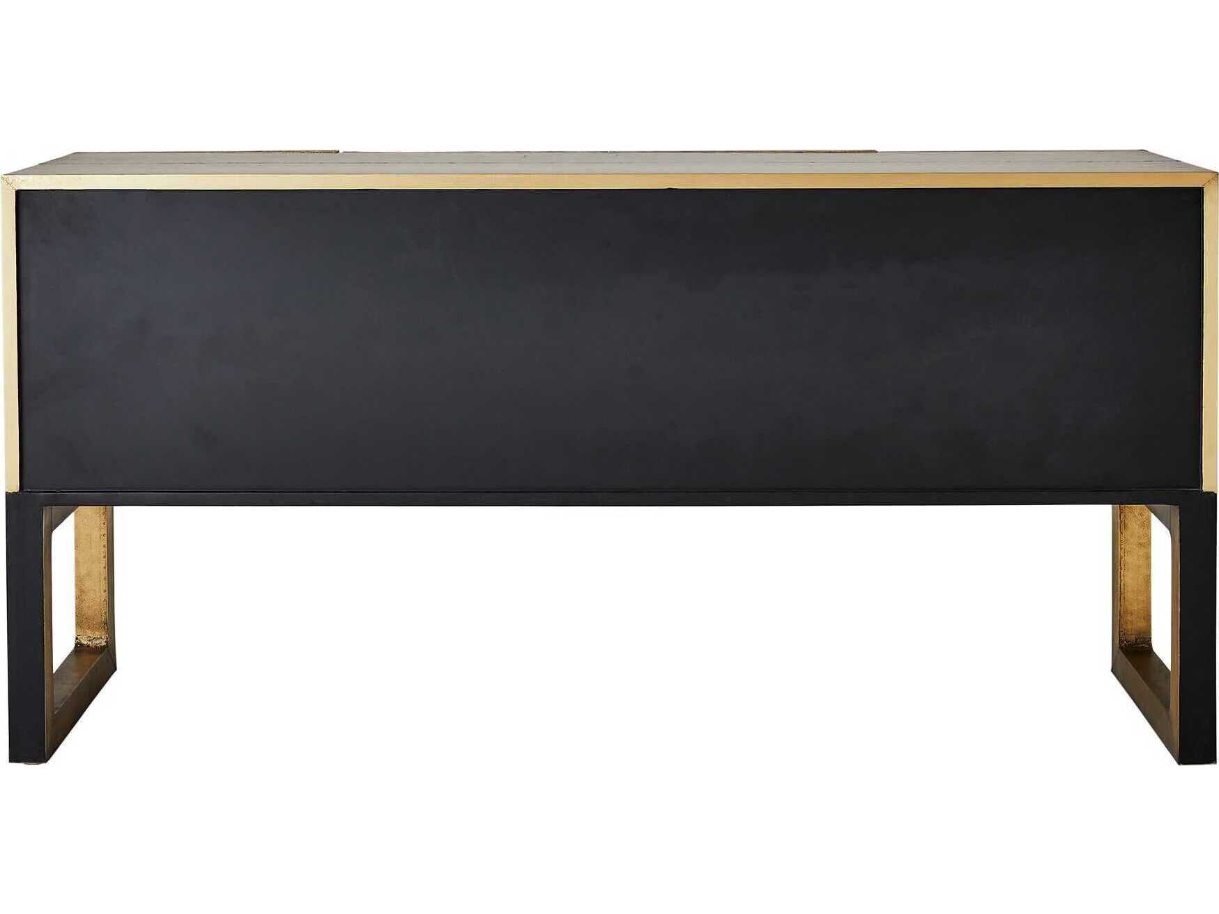 Global Views Gypsum Rectangular Wood Console Table