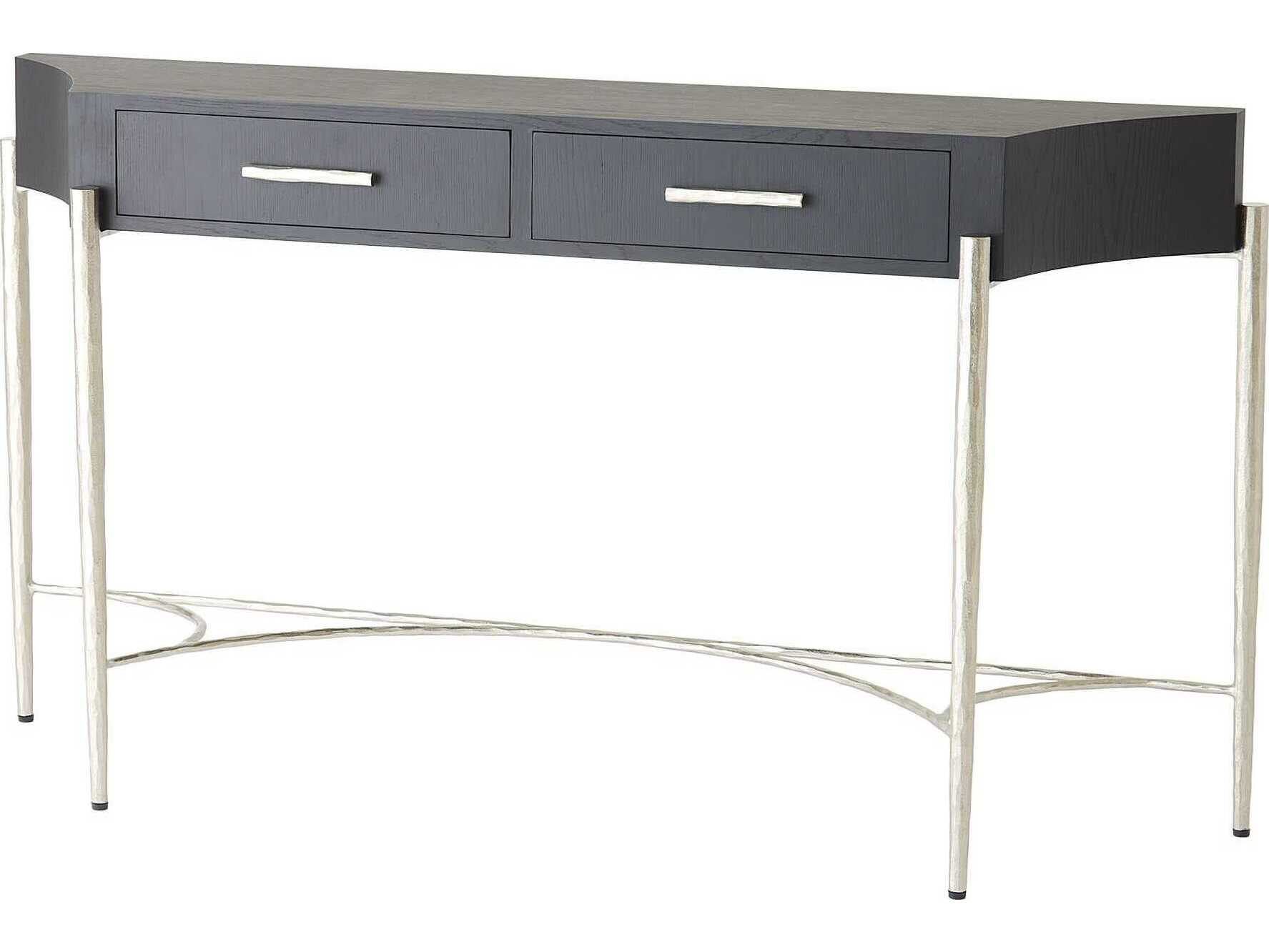 Global Views Breakfront Demilune Wood Console Table