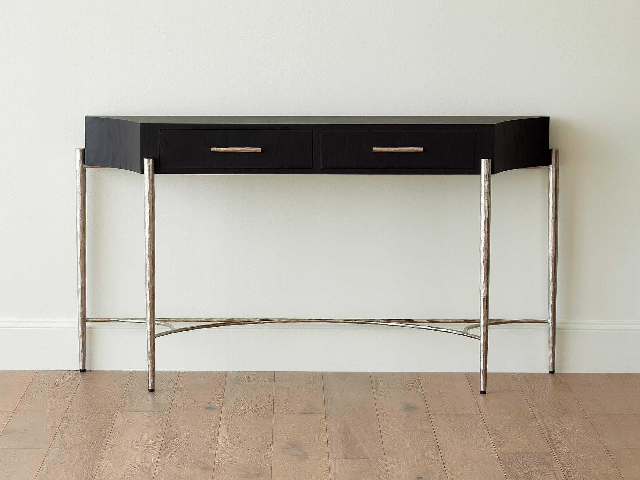 Global Views Breakfront Demilune Wood Console Table