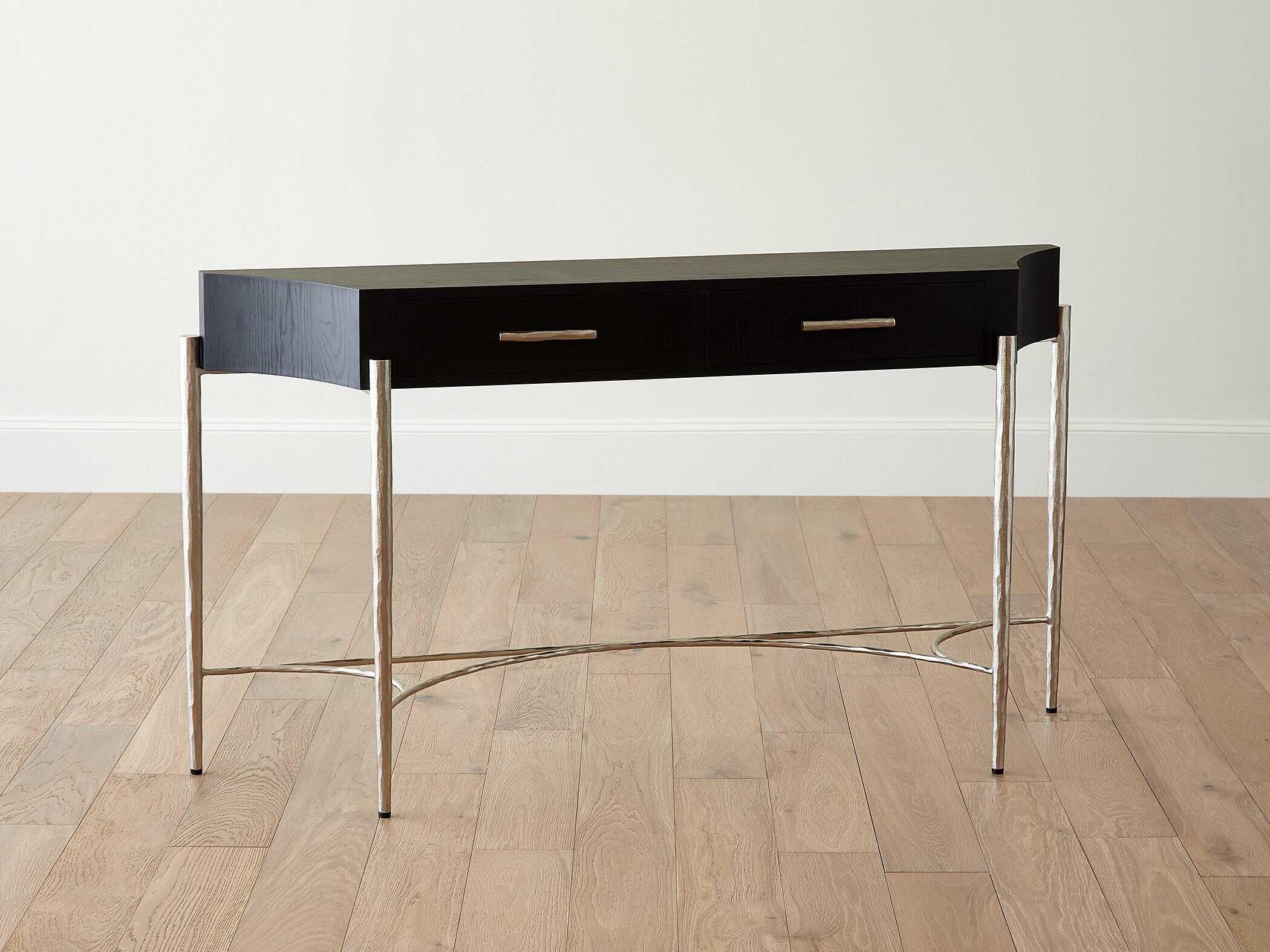 Global Views Breakfront Demilune Wood Console Table