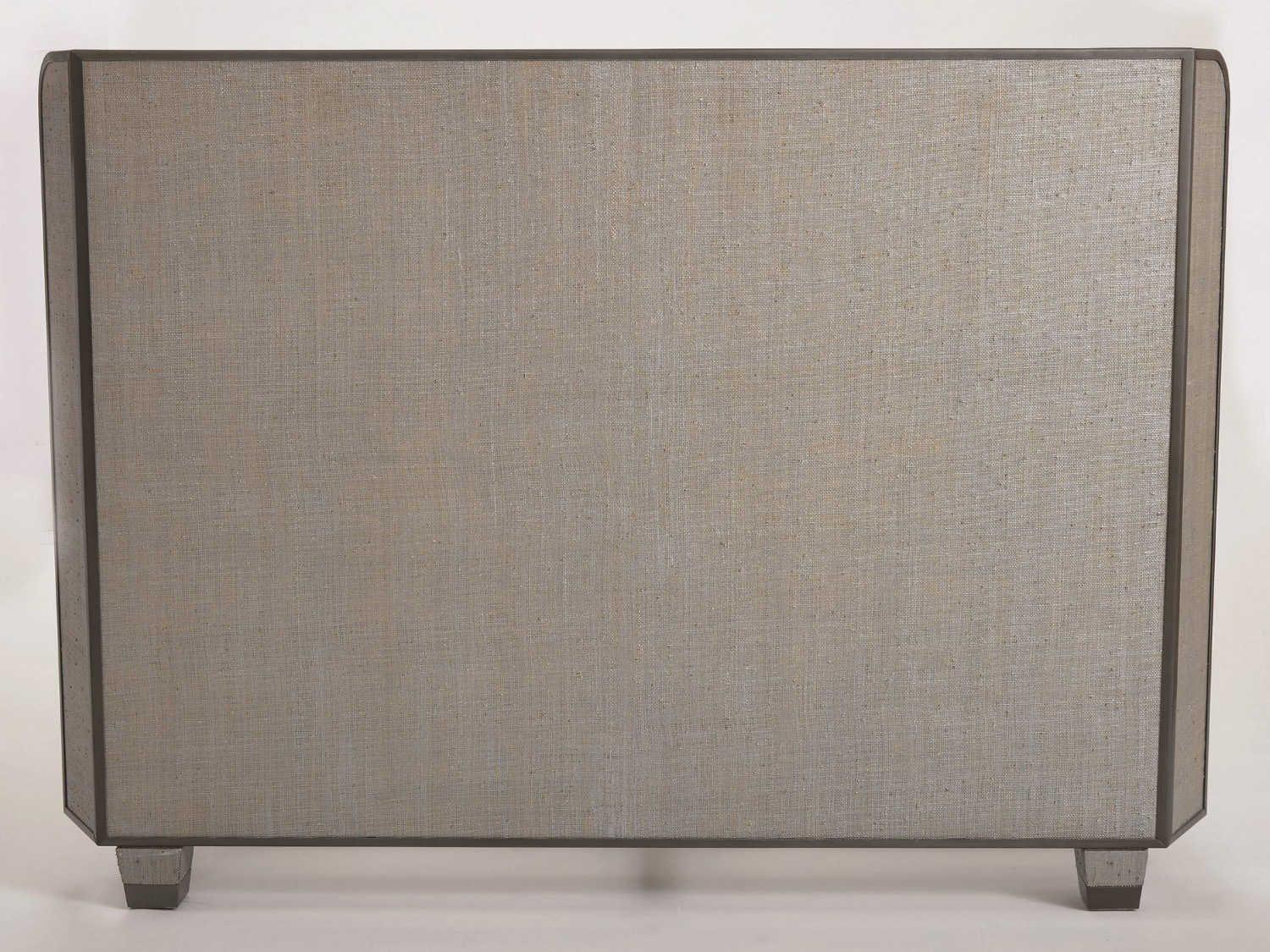 Global Views Pewter Gray Acacia Wood King Platform Bed