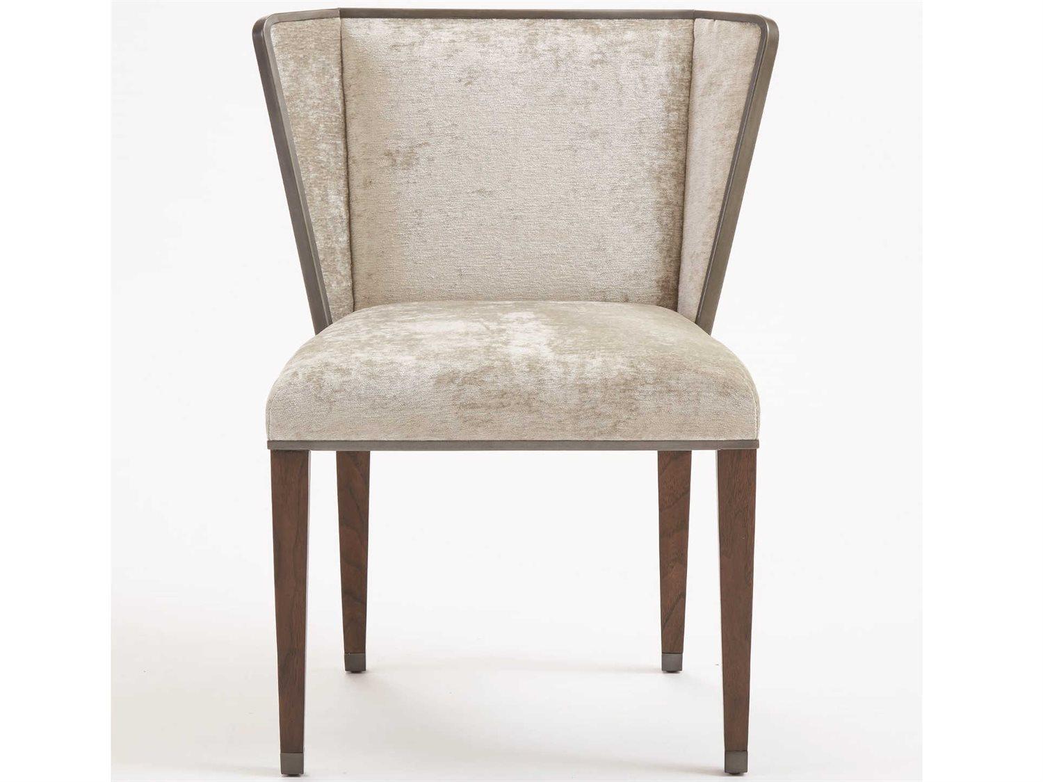 Global Views Gray Fabric Accent Chair