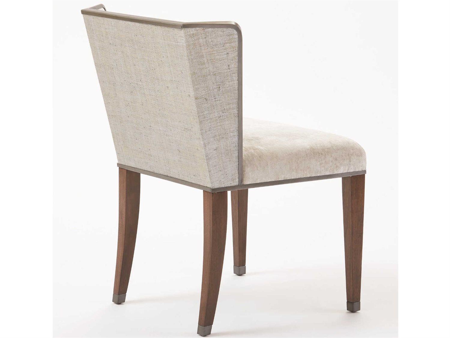 Global Views Gray Fabric Accent Chair