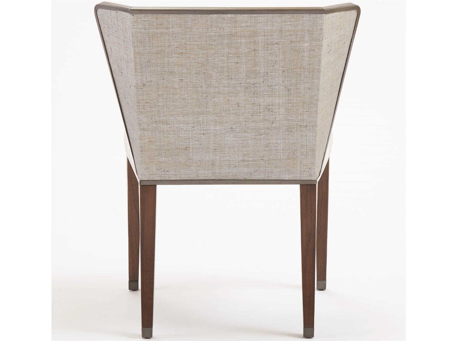 Global Views Gray Fabric Accent Chair